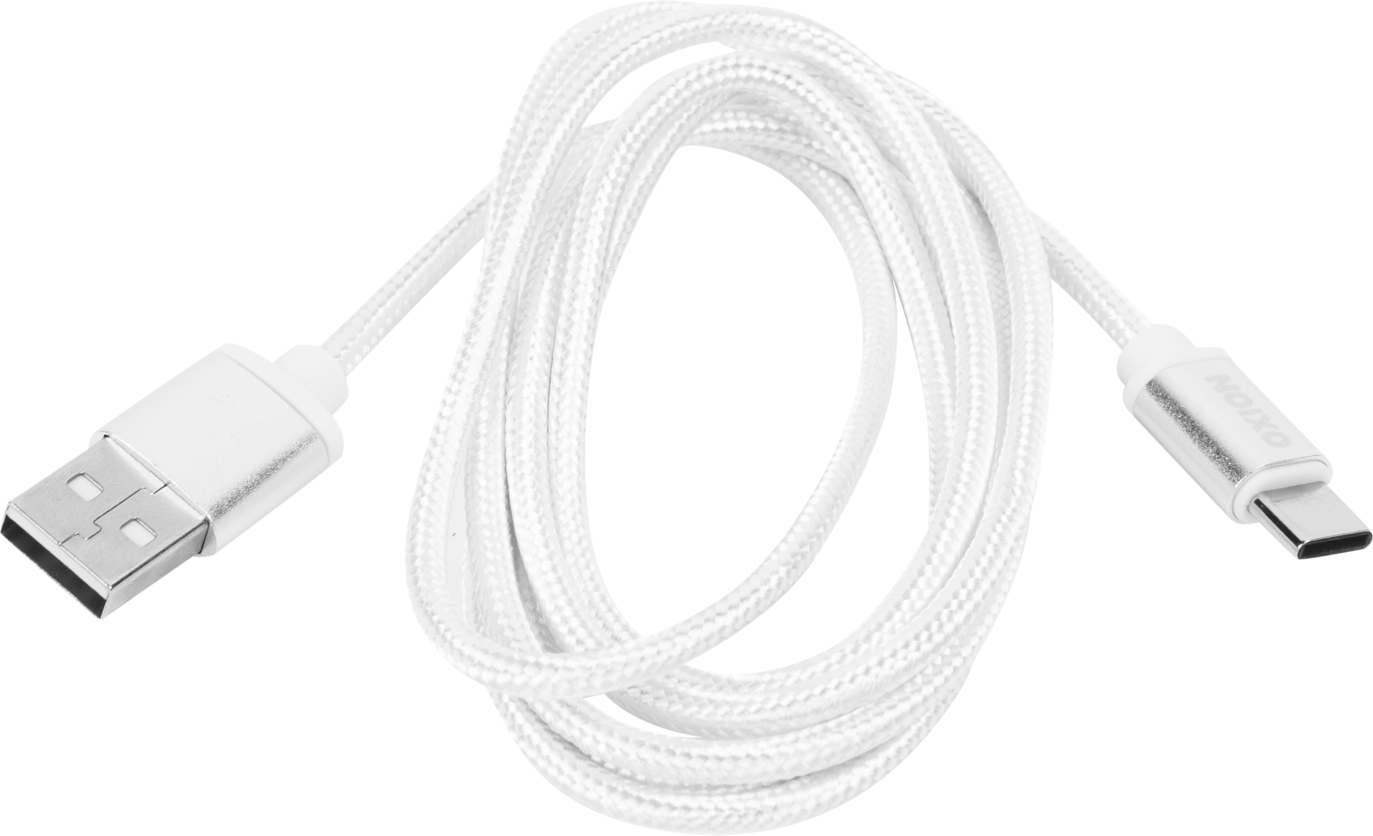 Кабель Oxion USB-Type-C 1.3 м 2 A цвет белый - 1