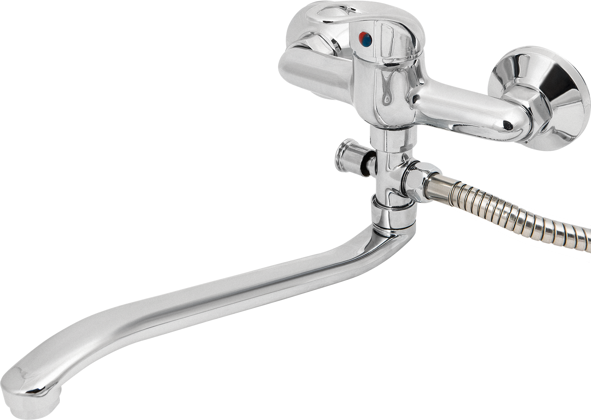 Изображение товара Смеситель для раковины, душа и ванной «Бриз» однорычажный цвет хром