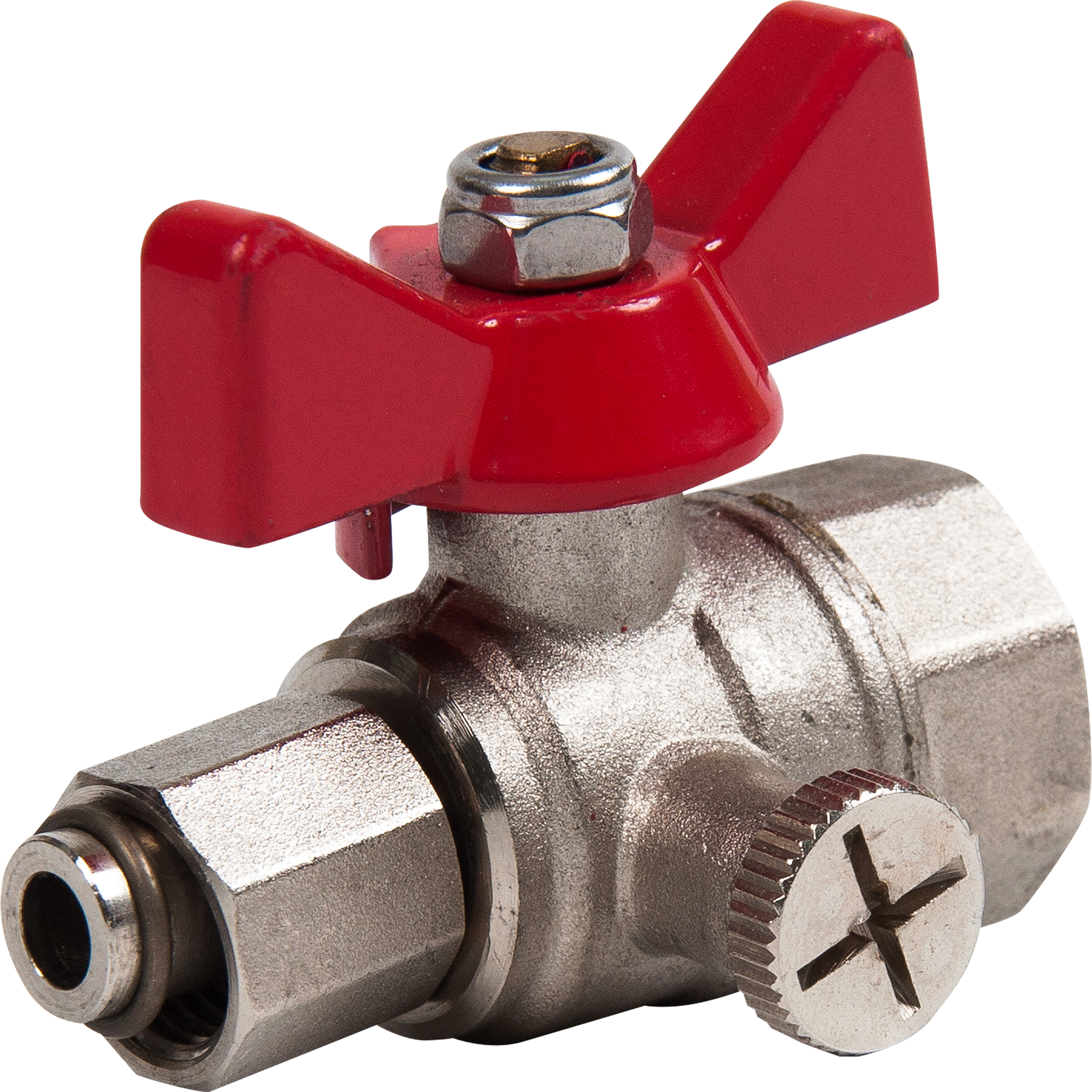 Изображение товара Кран шаровой Valtec с манометром 1/2" х 1/4" внутренняя резьба