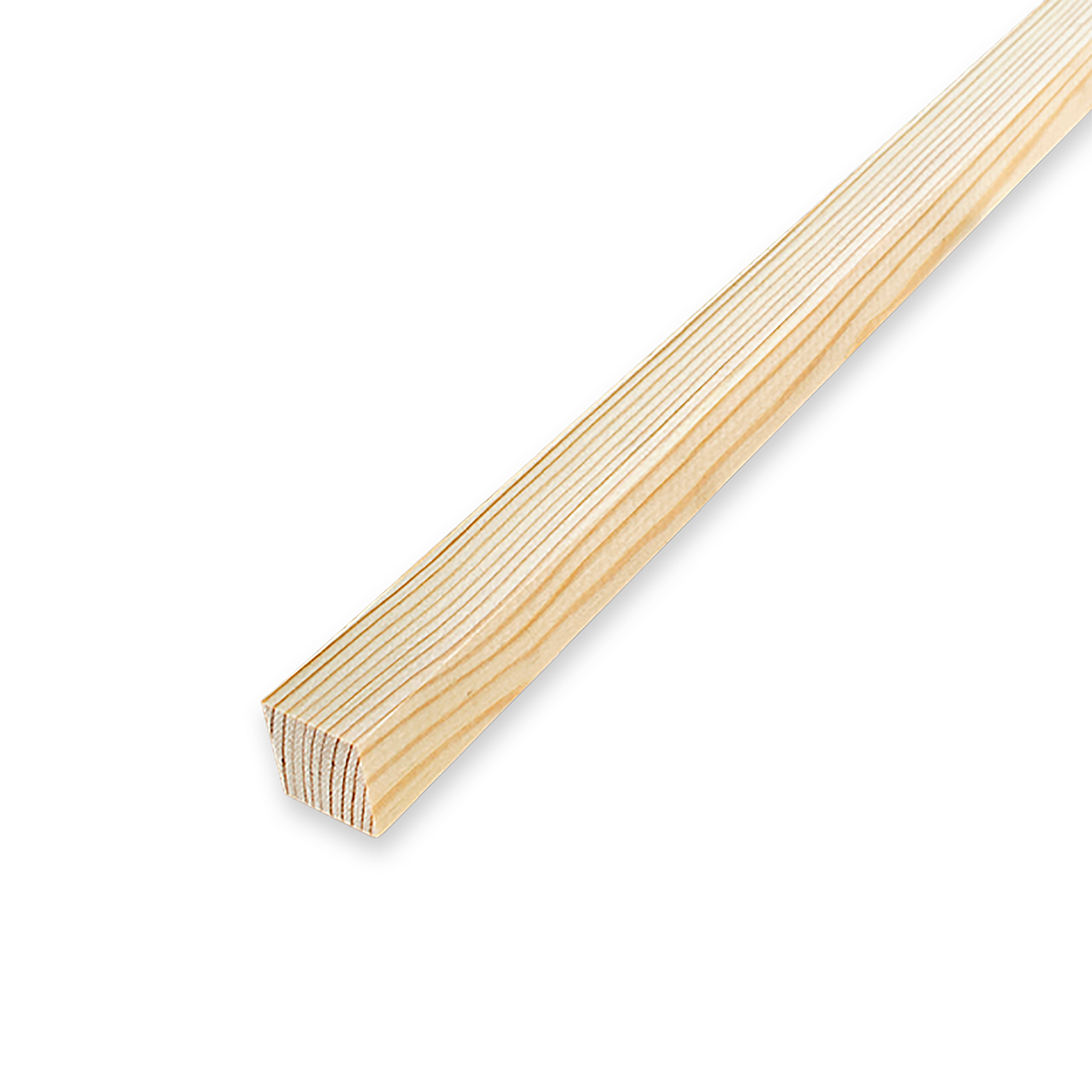 Декоративный брусок сращенный 19x19x2200 мм хвоя сорт Экстра прямой