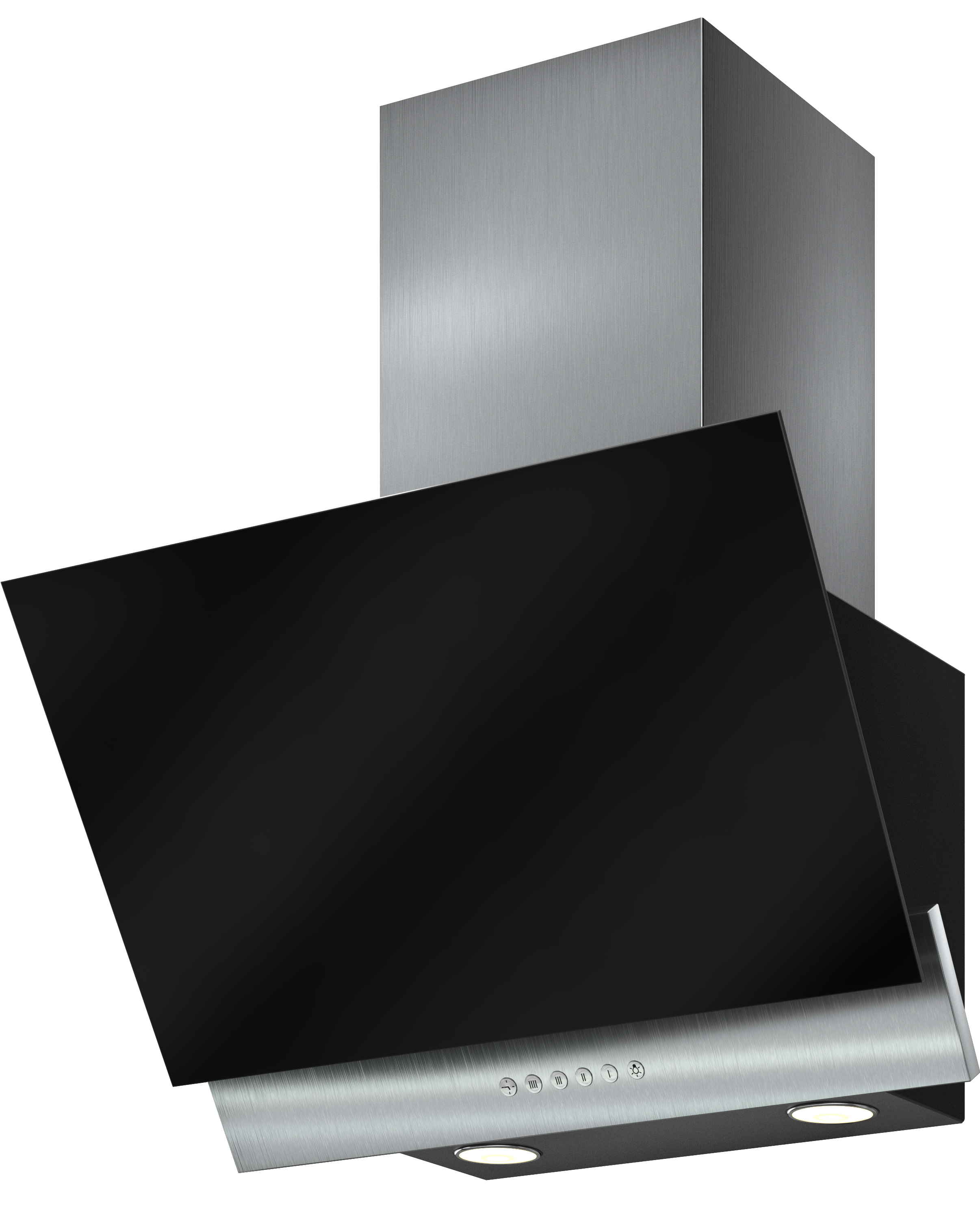 Изображение товара Вытяжка Elikor RX6754XB, 60 см, цвет нержавеющая сталь/чёрный