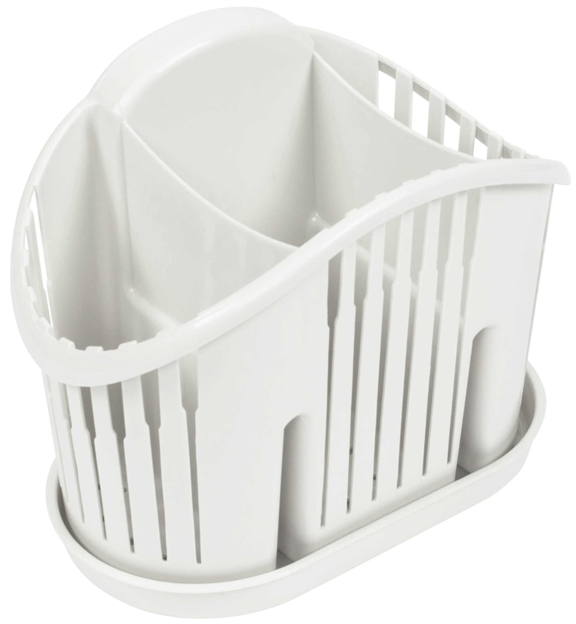 Изображение товара Сушилка для столовых приборов Martika белая 20x18x17 см пластик