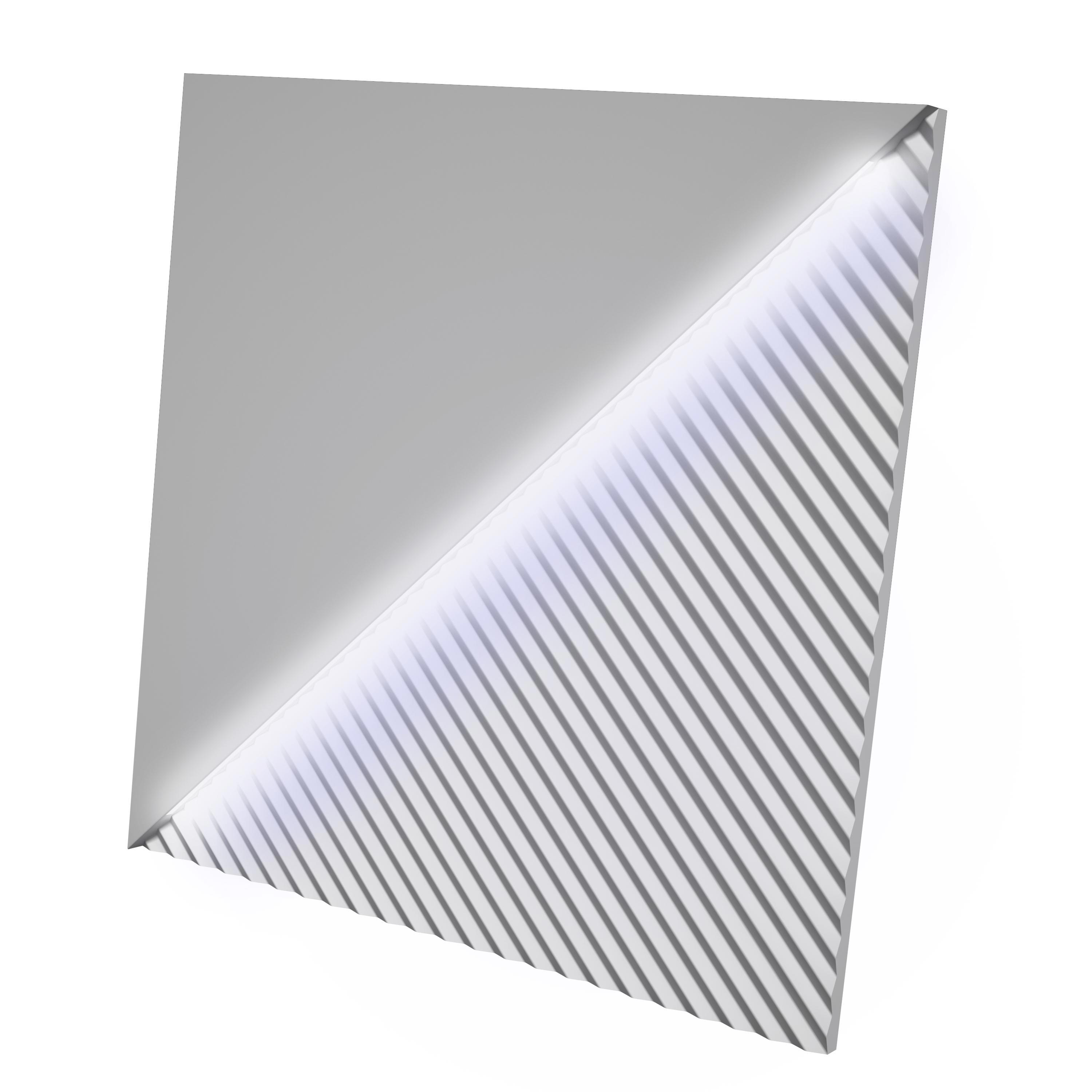 Изображение товара 3D панель ARTPOLE FIELDS LED 600x600 белая, гипс, 33 мм