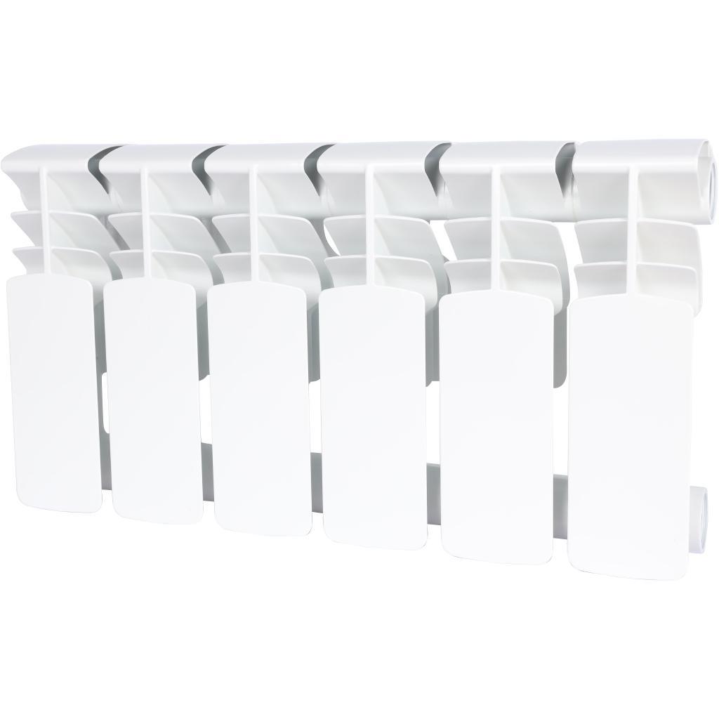 Изображение товара Радиатор водяного отопления Rommer Plus BM 200 6 секций боковое подключение белый