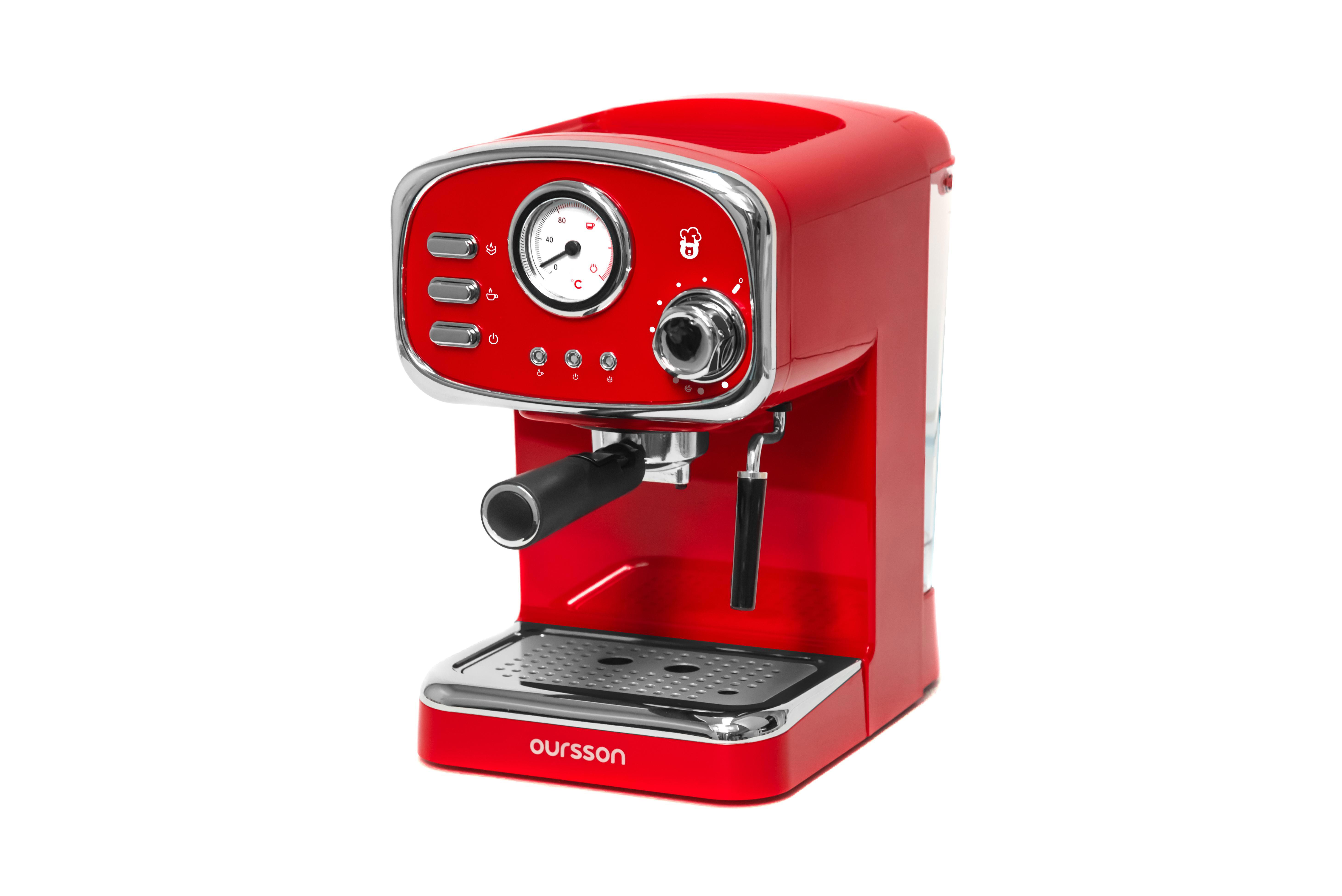 Изображение товара Кофемашина Oursson EM1505 EM1505/RD цвет красный