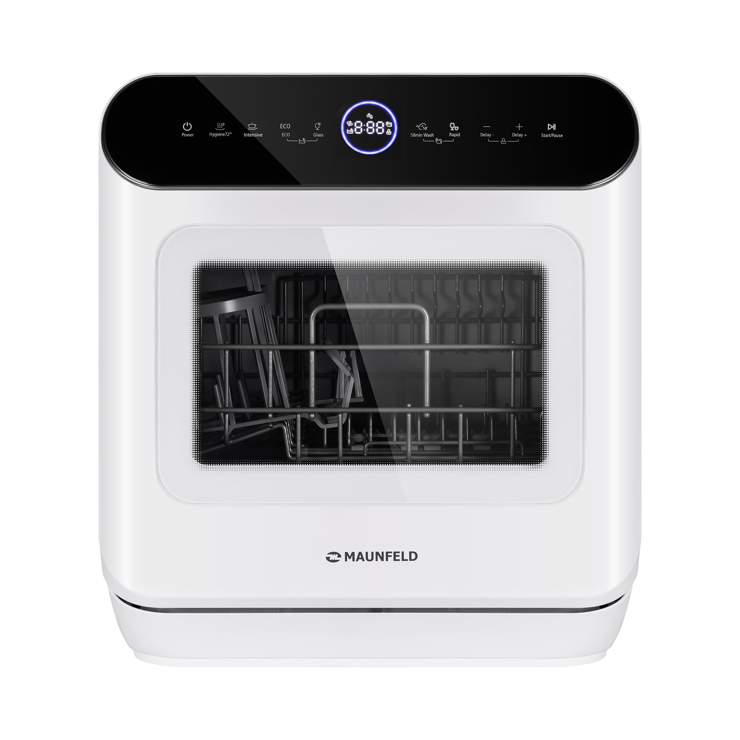 Изображение товара Отдельностоящая посудомоечная машина Maunfeld MWF07IM 42 см 7 программ белая