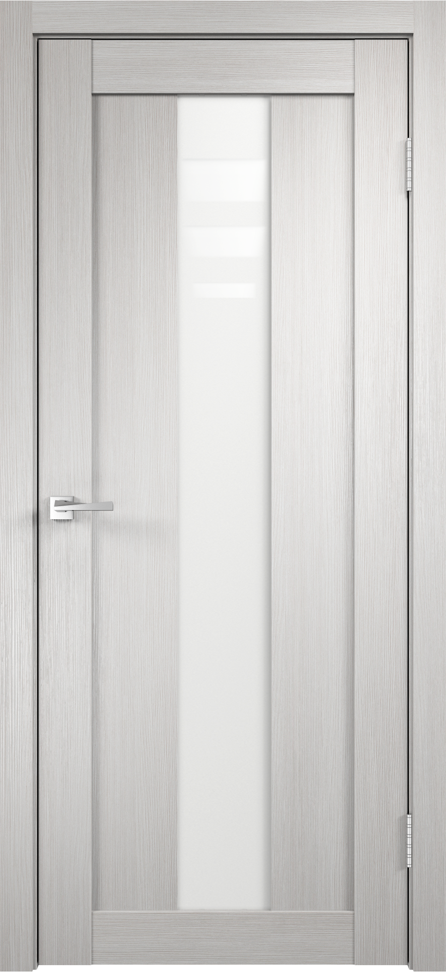 Изображение товара Дверь межкомнатная остеклённая Фортуна 90x200 см ПВХ цвет белый дуб