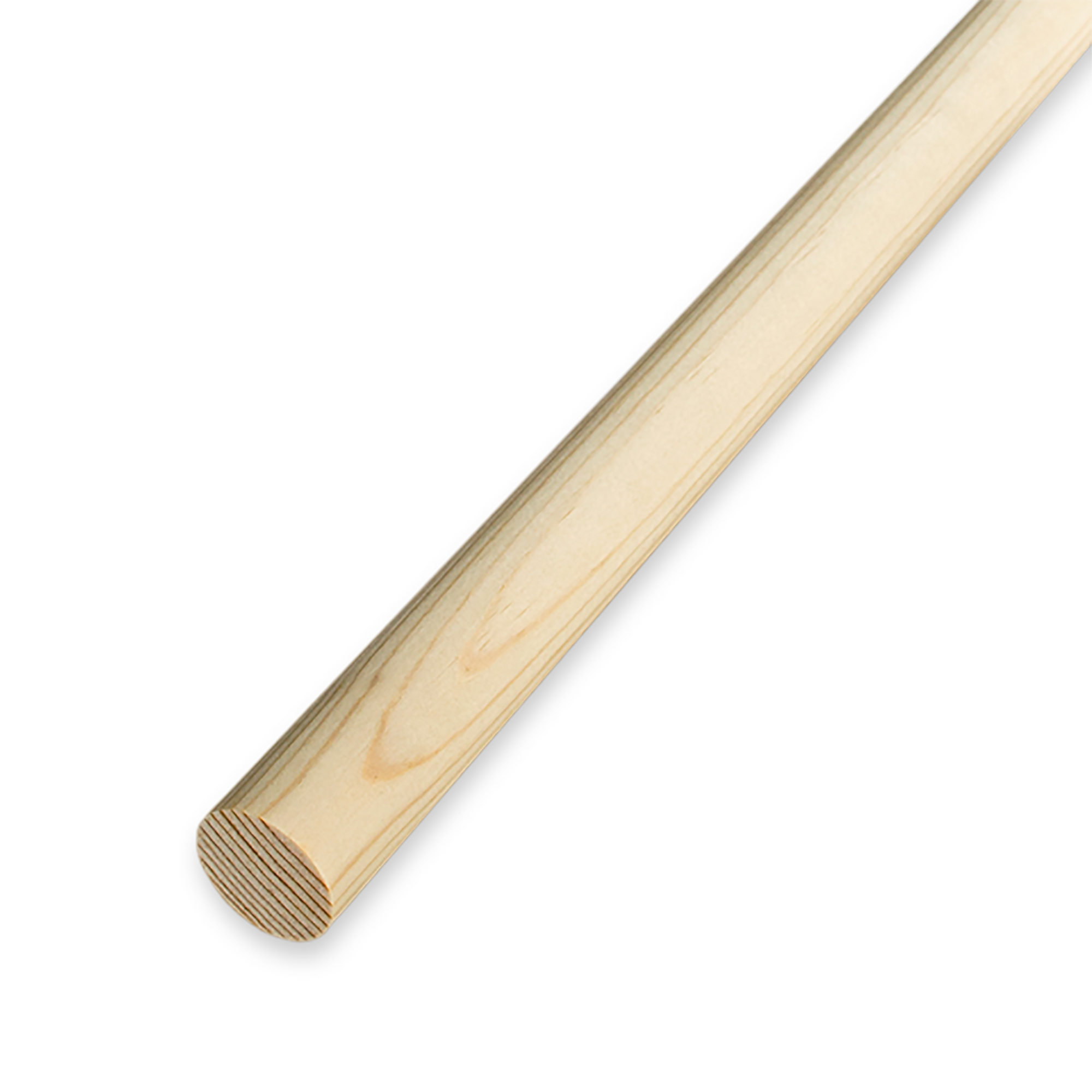 Круглый погонаж деревянный сращенный 20x1000 мм хвоя Экстра