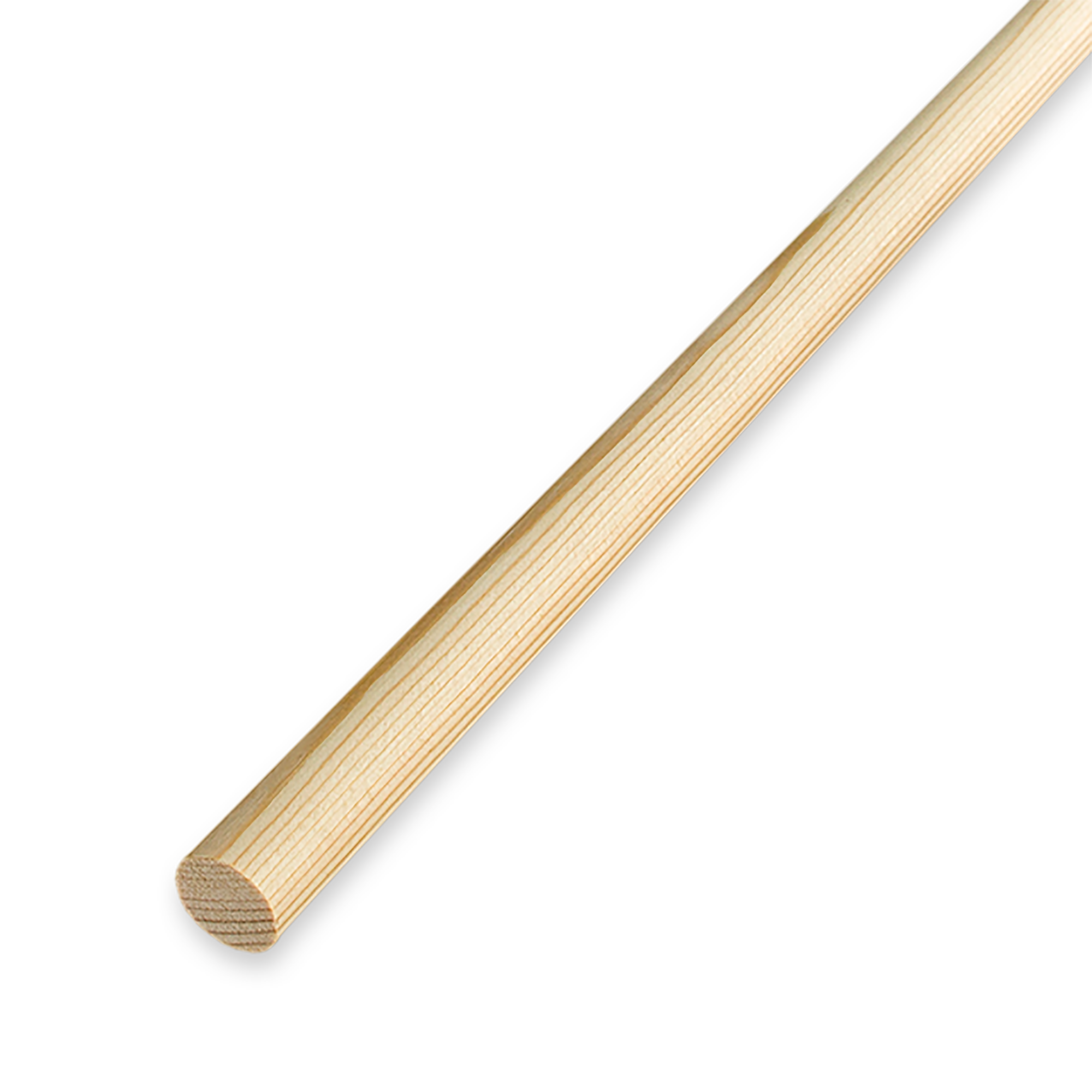 Круглый погонаж деревянный сращенный 15x1000 мм хвоя Экстра