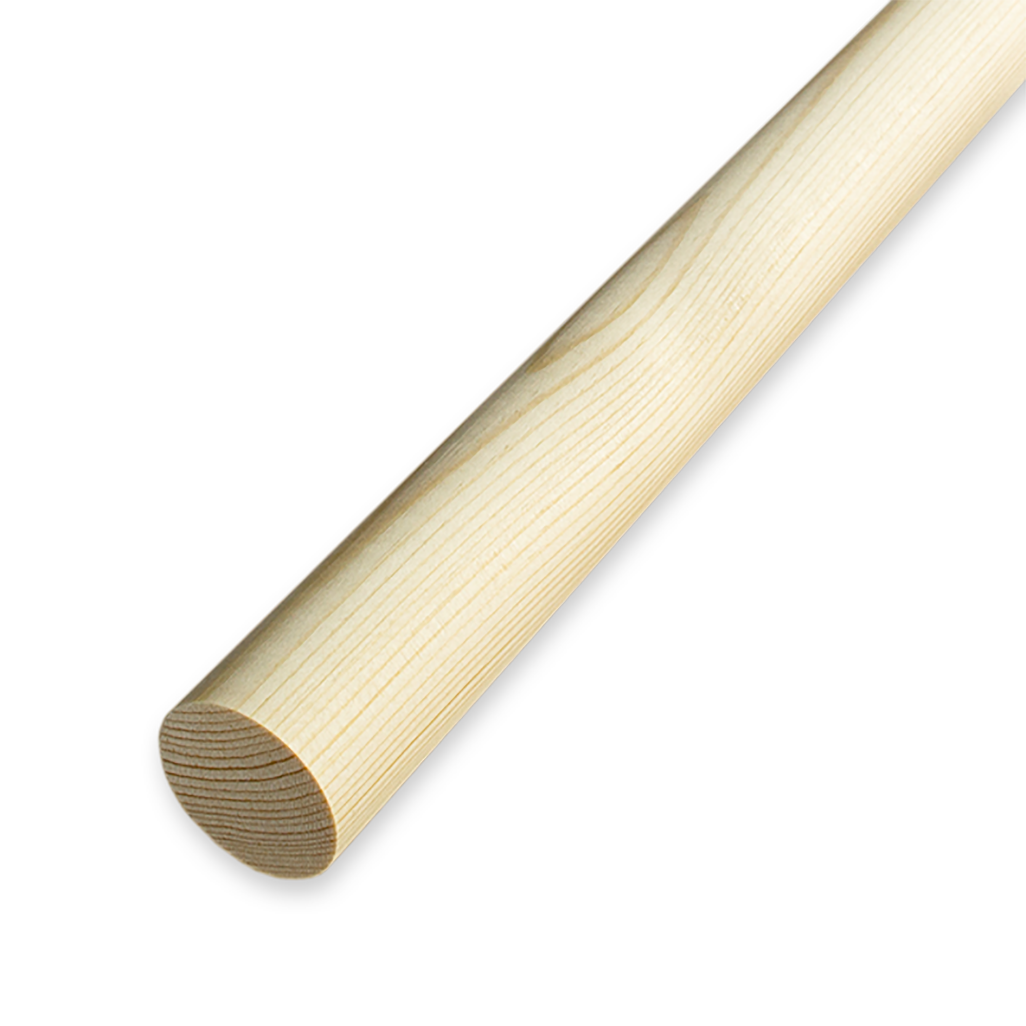 Круглый погонаж деревянный сращенный 28x1000 мм хвоя Экстра