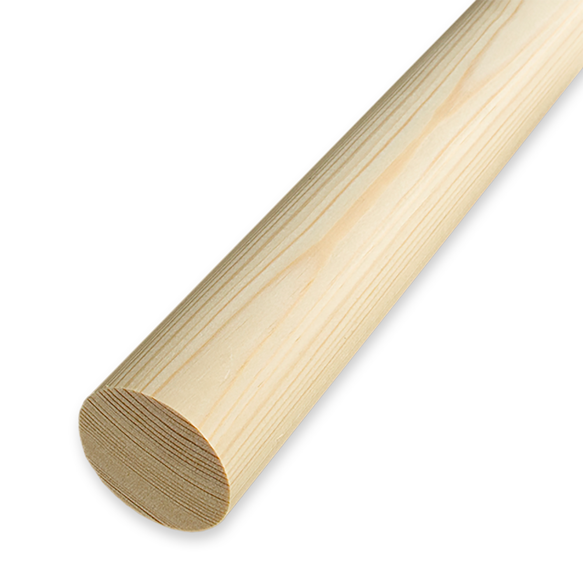 Круглый погонаж деревянный сращенный 40x1000 мм хвоя Экстра