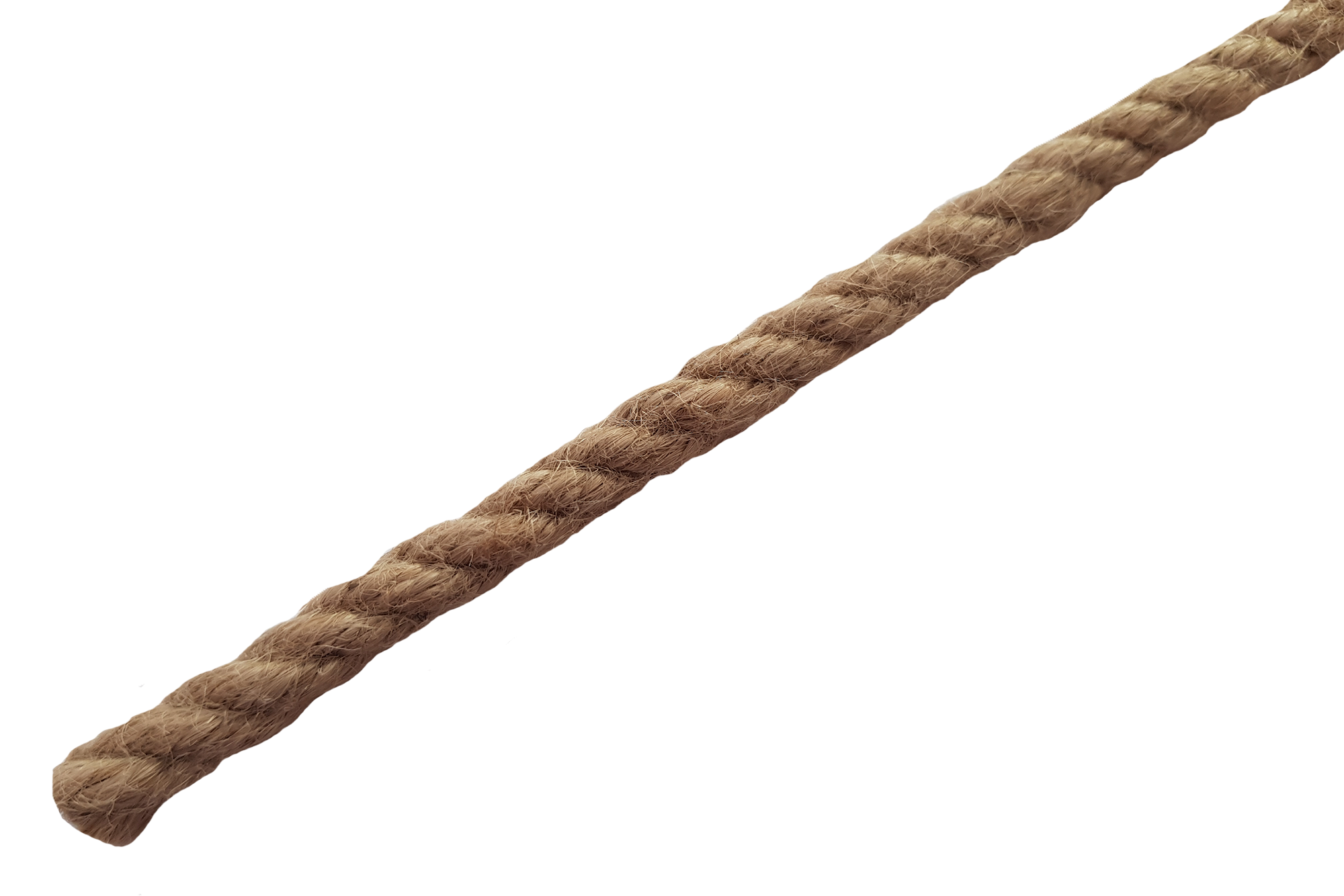 Верёвка джутовая 10 мм 50 м, цвет бежевый