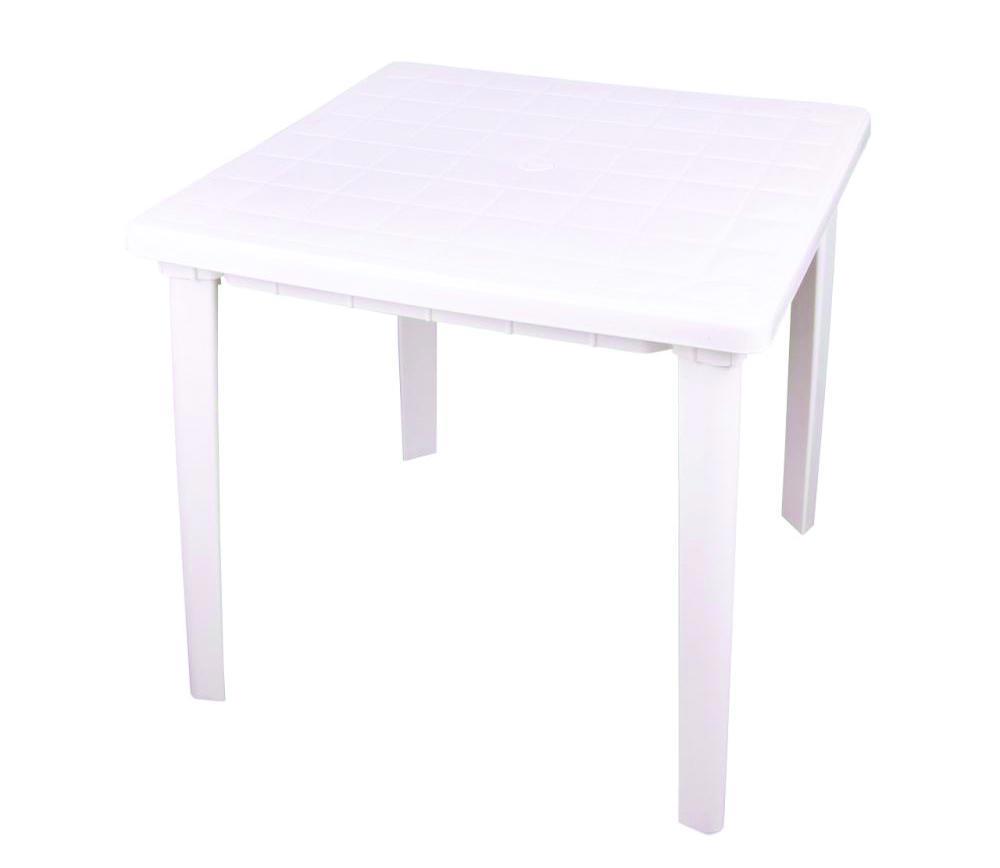 Изображение товара Нераздвижной садовый стол Альтернатива М2593 80 см x 80 см x 74 см белый