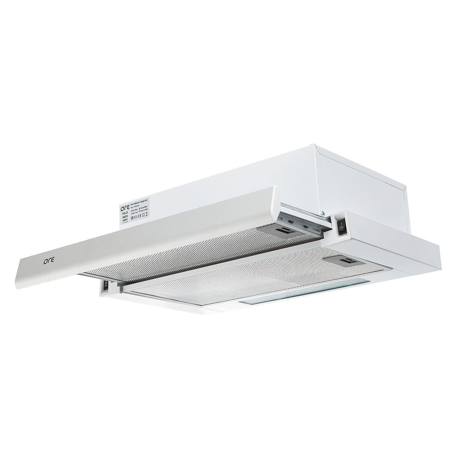 Изображение товара Встраиваемая вытяжка Ore Nils 50 WHITE 50 см белая для кухни