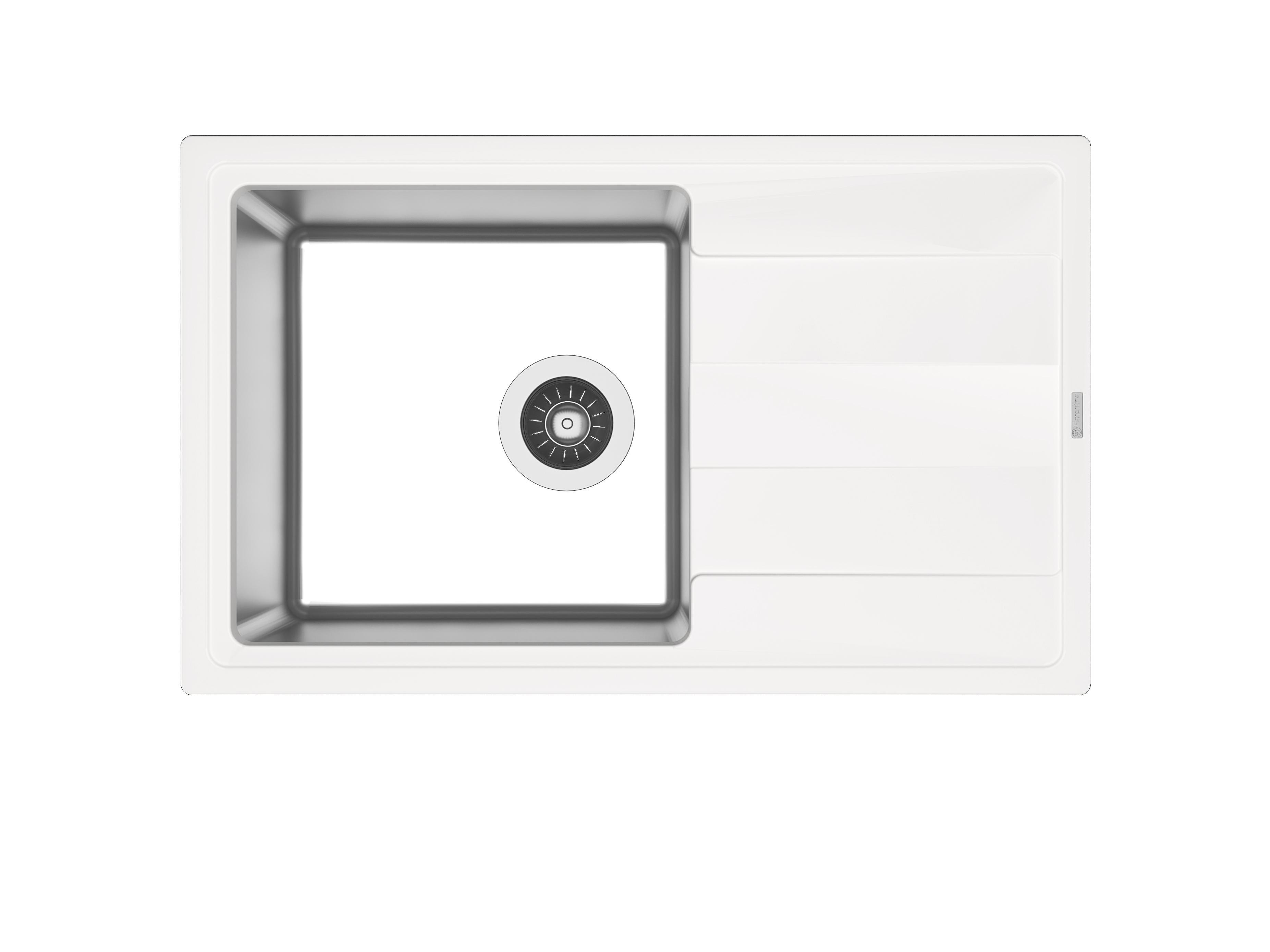 Изображение товара Накладная мойка Florentina Комби 780 51x78x20 см комби мойка цвет жасмин