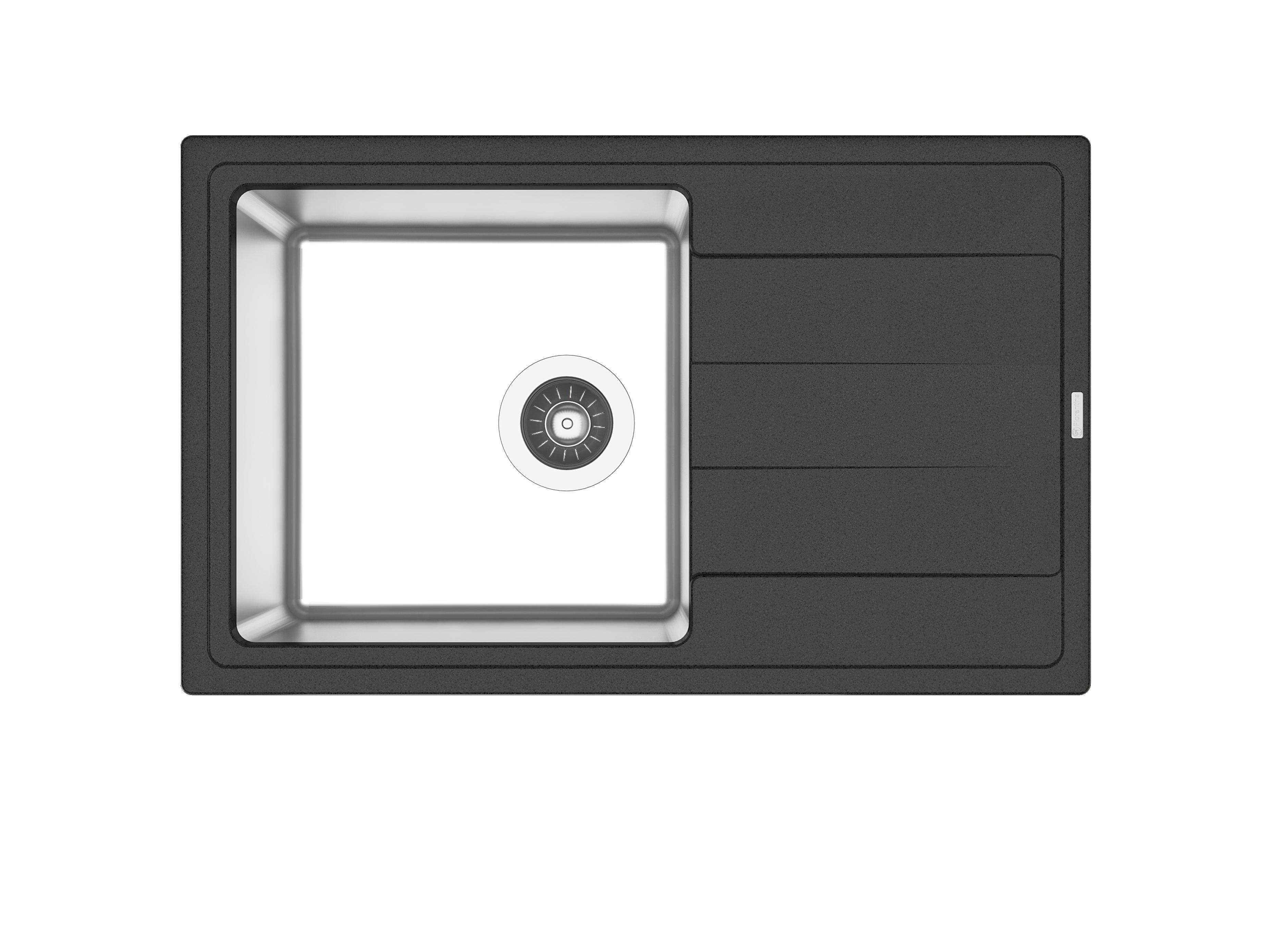 Изображение товара Накладная мойка Florentina Комби 780 51x78x20 см комби мойка цвет антрацит