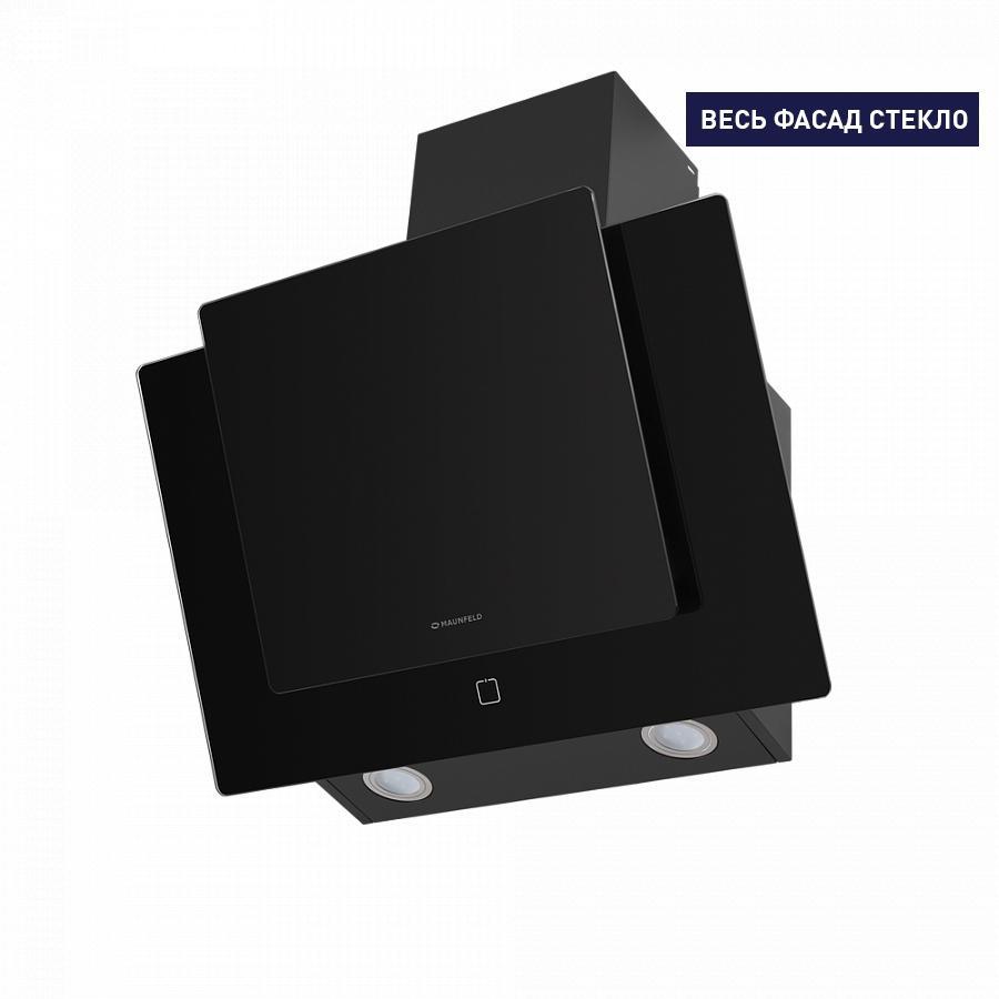 Изображение товара Кухонная вытяжка Maunfeld Wind 50 черная наклонная современная