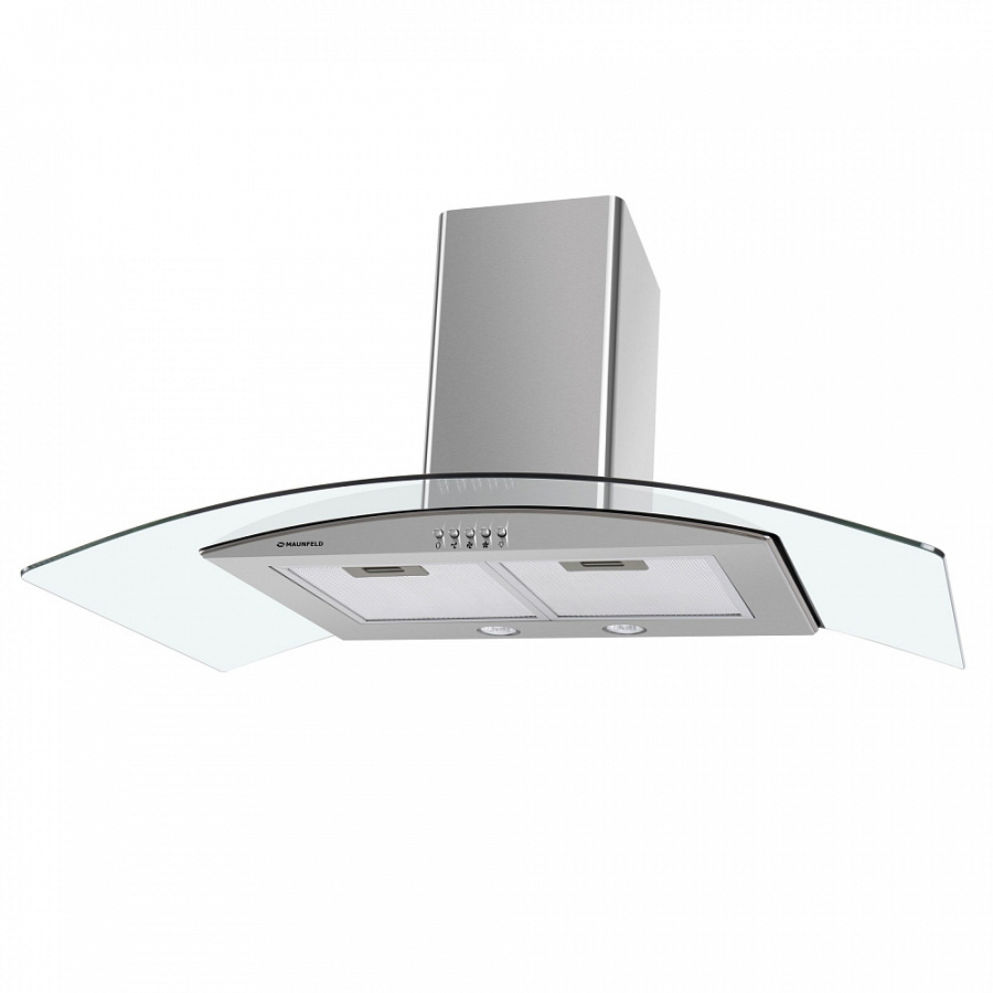 Изображение товара Кухонная вытяжка Maunfeld Ancona PlusA 90 нержавеющая сталь стекло 600 м3/ч
