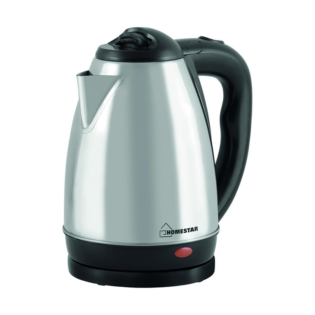 Изображение товара Электрический чайник Homestar 134958 стальной 1.8 л автоматический выключатель