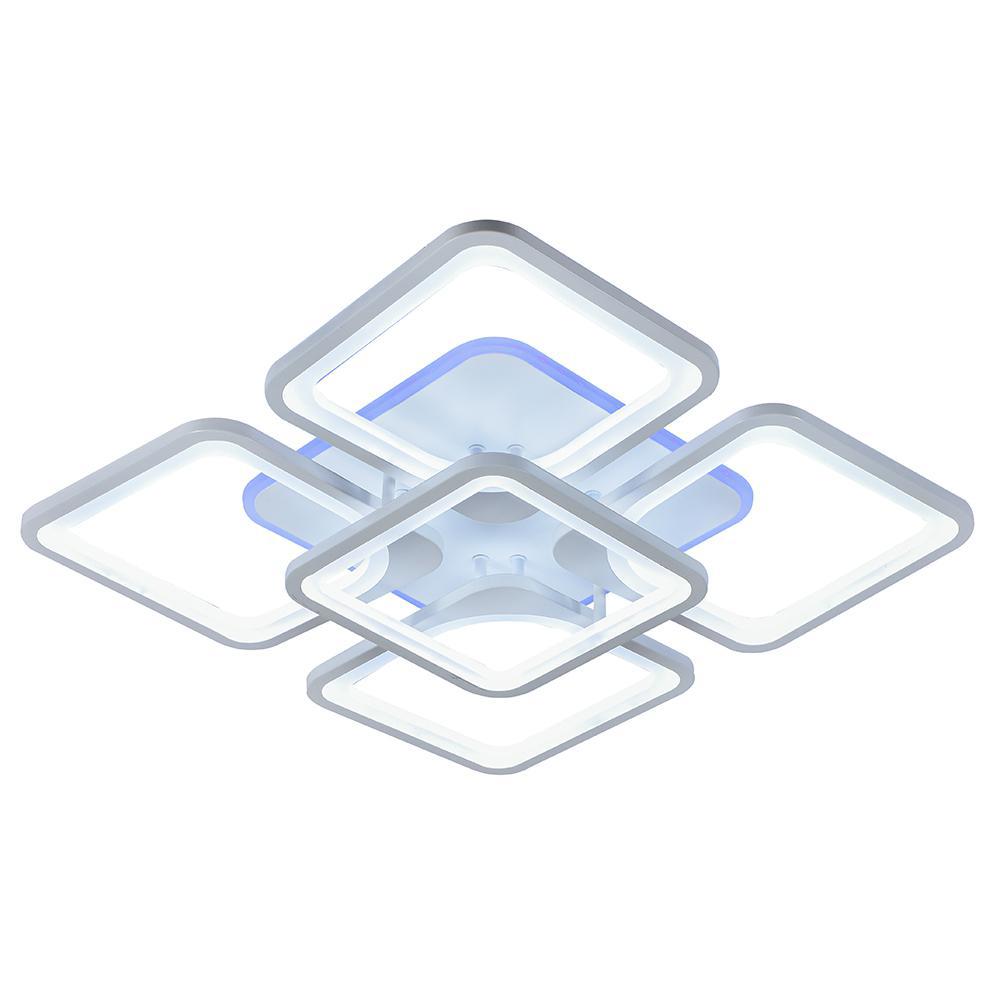 Изображение товара Светодиодная люстра Profit Light 8057/4+1 WHT с пультом управления и RGB подсветкой