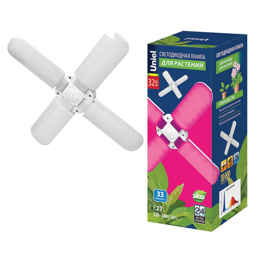 Изображение товара Светодиодная лампочка для растений Uniel UL-00007406 16 Вт 17мкмоль
