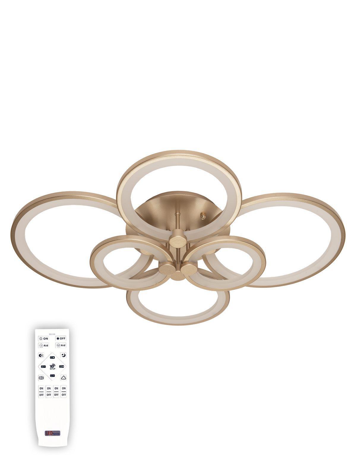 Изображение товара Люстра потолочная светодиодная Arte Perfetto Luce GOLD для гостиной и спальни