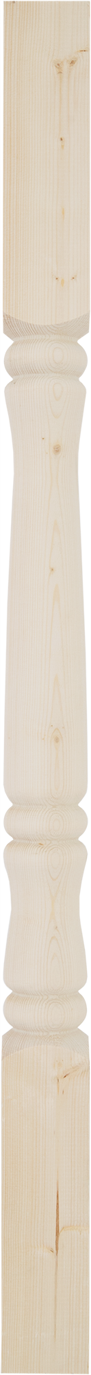 Балясина сращенная хвоя сорт АВ Англия 60x60x900 мм