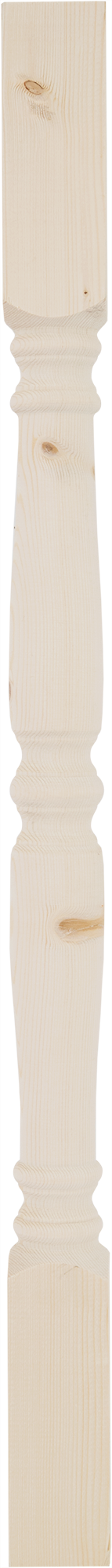 Балясина сращенная хвоя сорт АВ Симметрия 60x60x900 мм