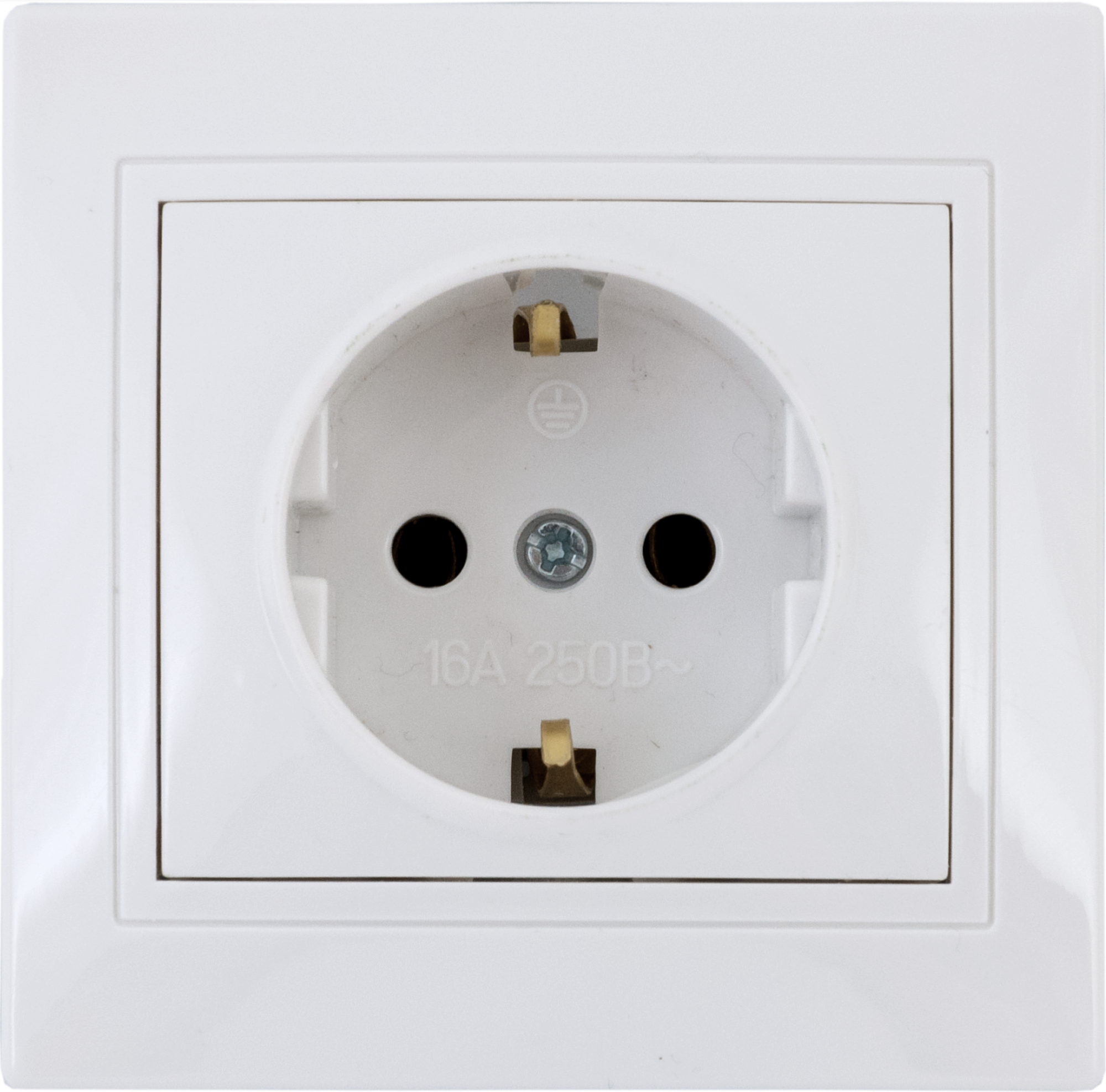 Изображение товара Розетка встраиваемая Tdm Electric Таймыр с заземлением белая 16А 250В