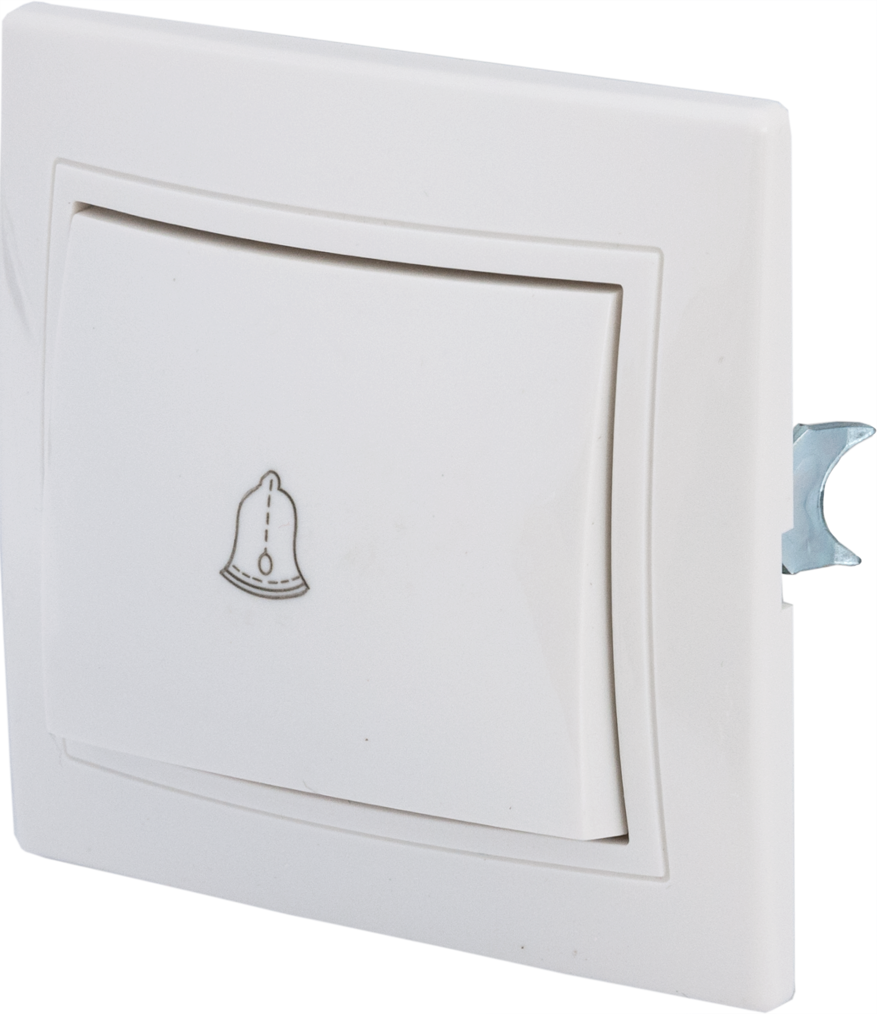 Кнопка для звонка Таймыр цвет белый