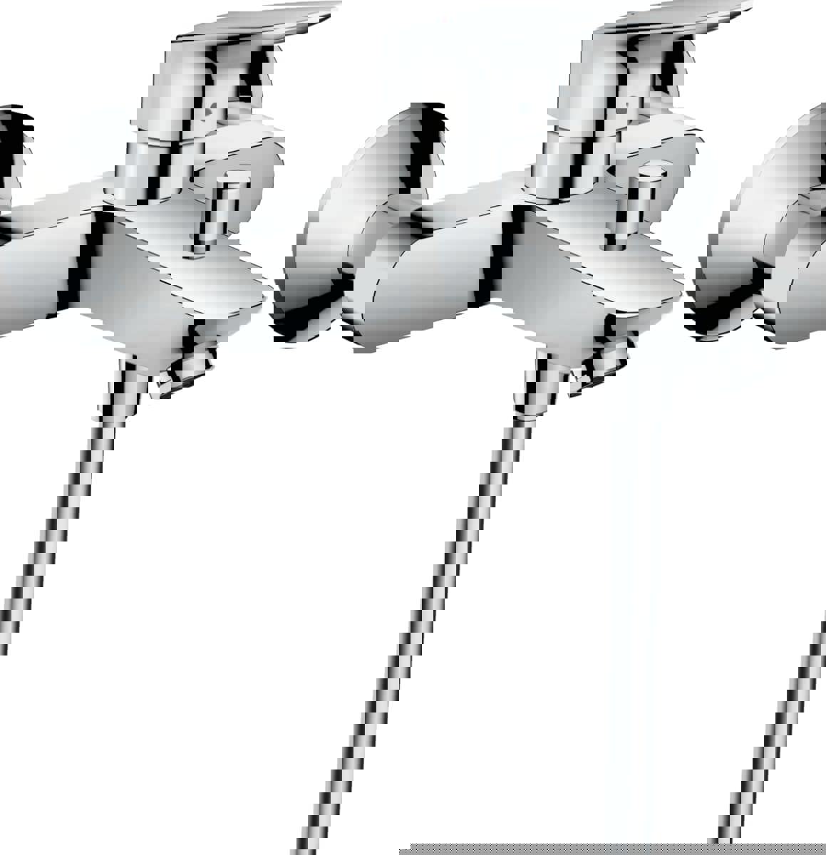 Изображение товара Смеситель для ванны Hansgrohe 71400000 с керамическим узлом и функцией экономии воды