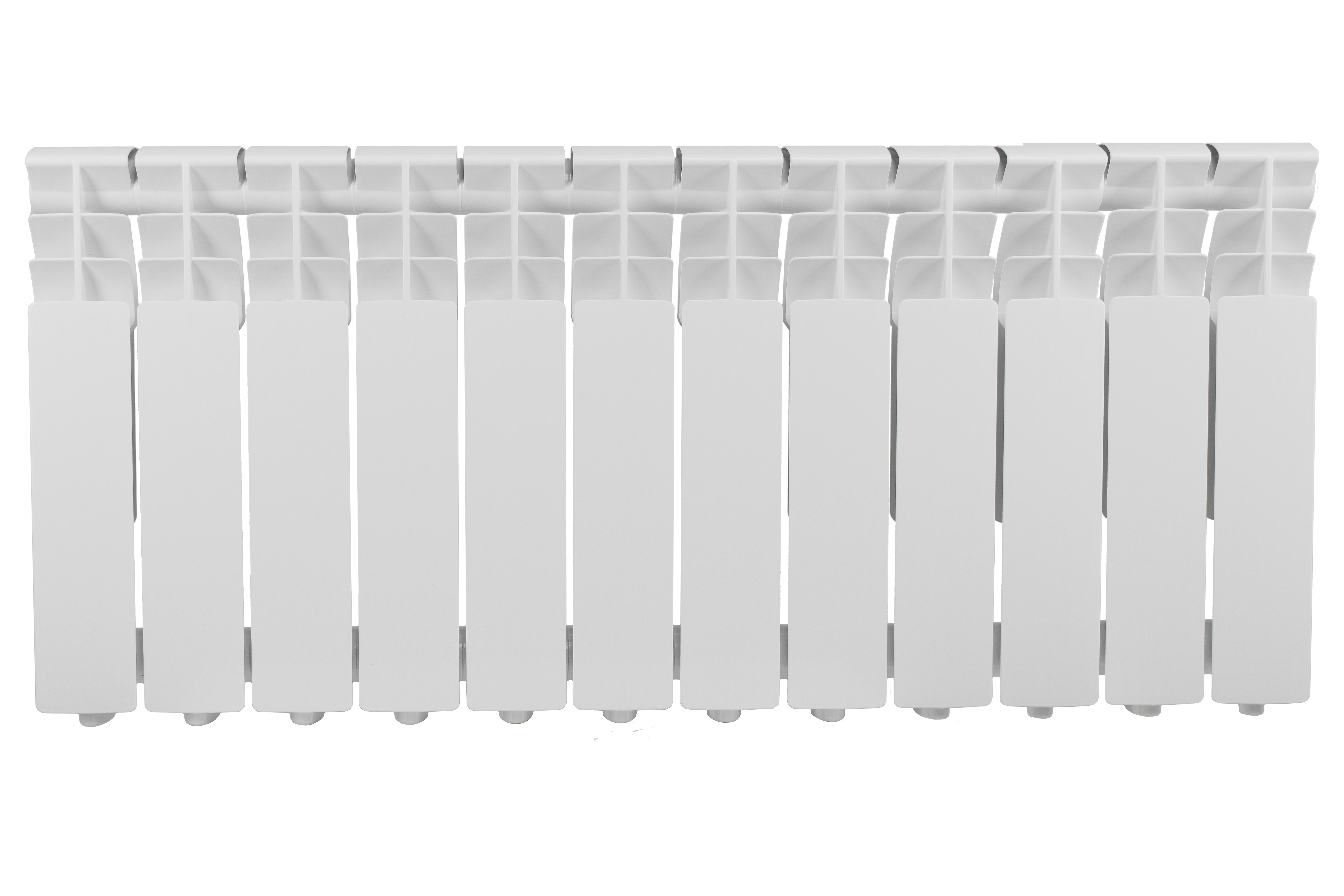 Изображение товара Алюминиевый секционный радиатор Equation 350/90 12 секций белый для отопления помещения