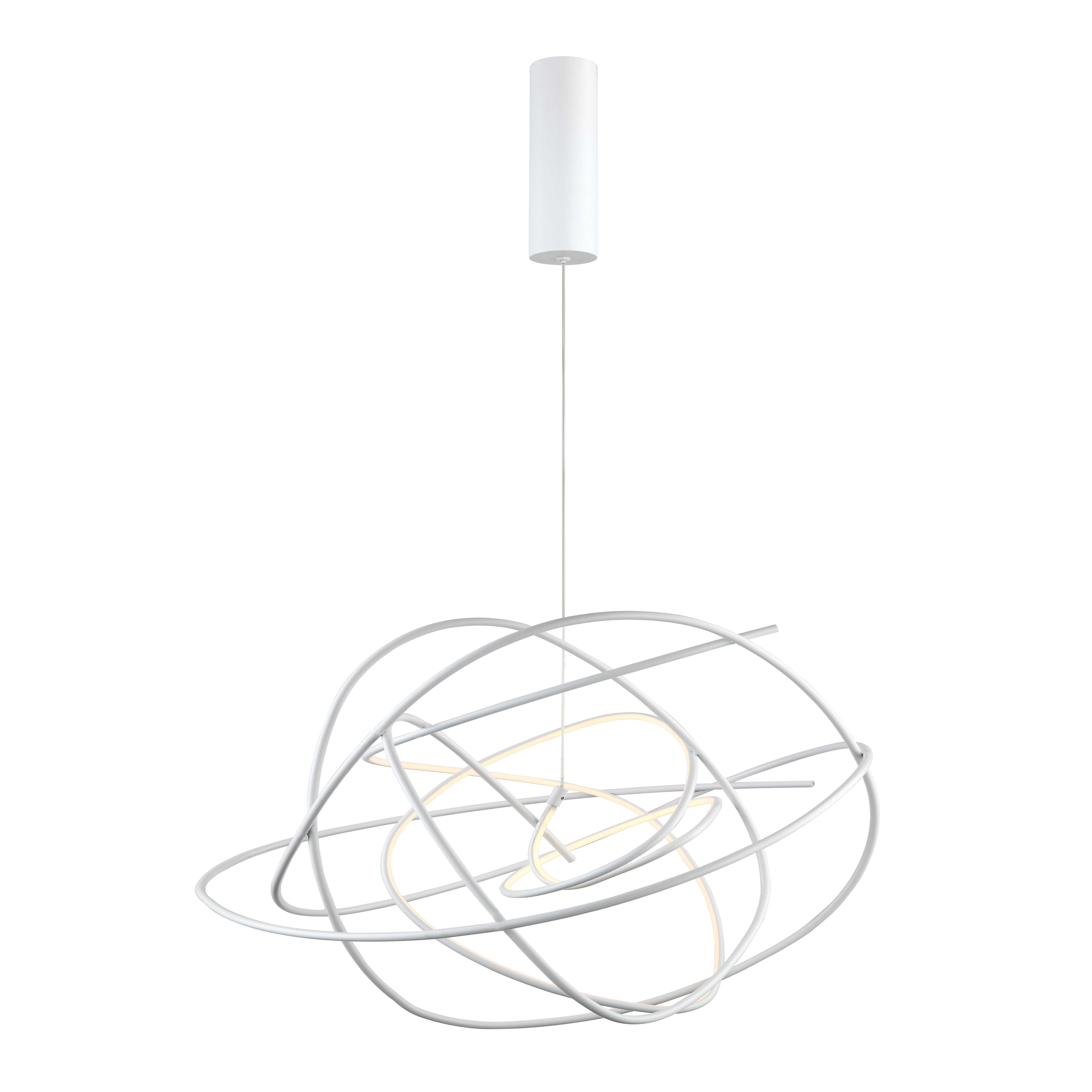 Изображение товара Люстра Favourite Saga 2311-2P для спальни 13 м² белый цвет современный стиль