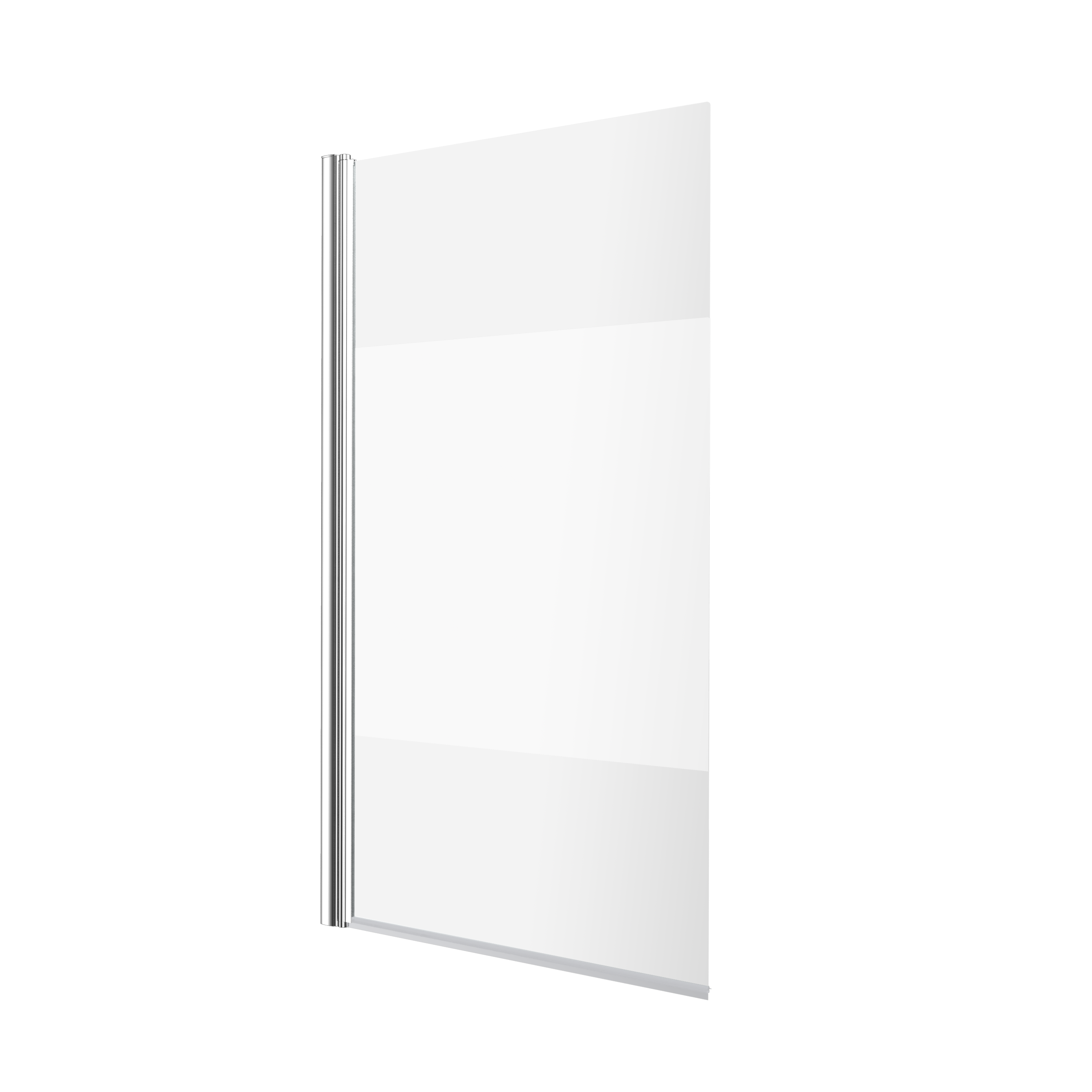 Ширма на ванну Sensea Essential поворотная 80x140 см шелкография профиль хром