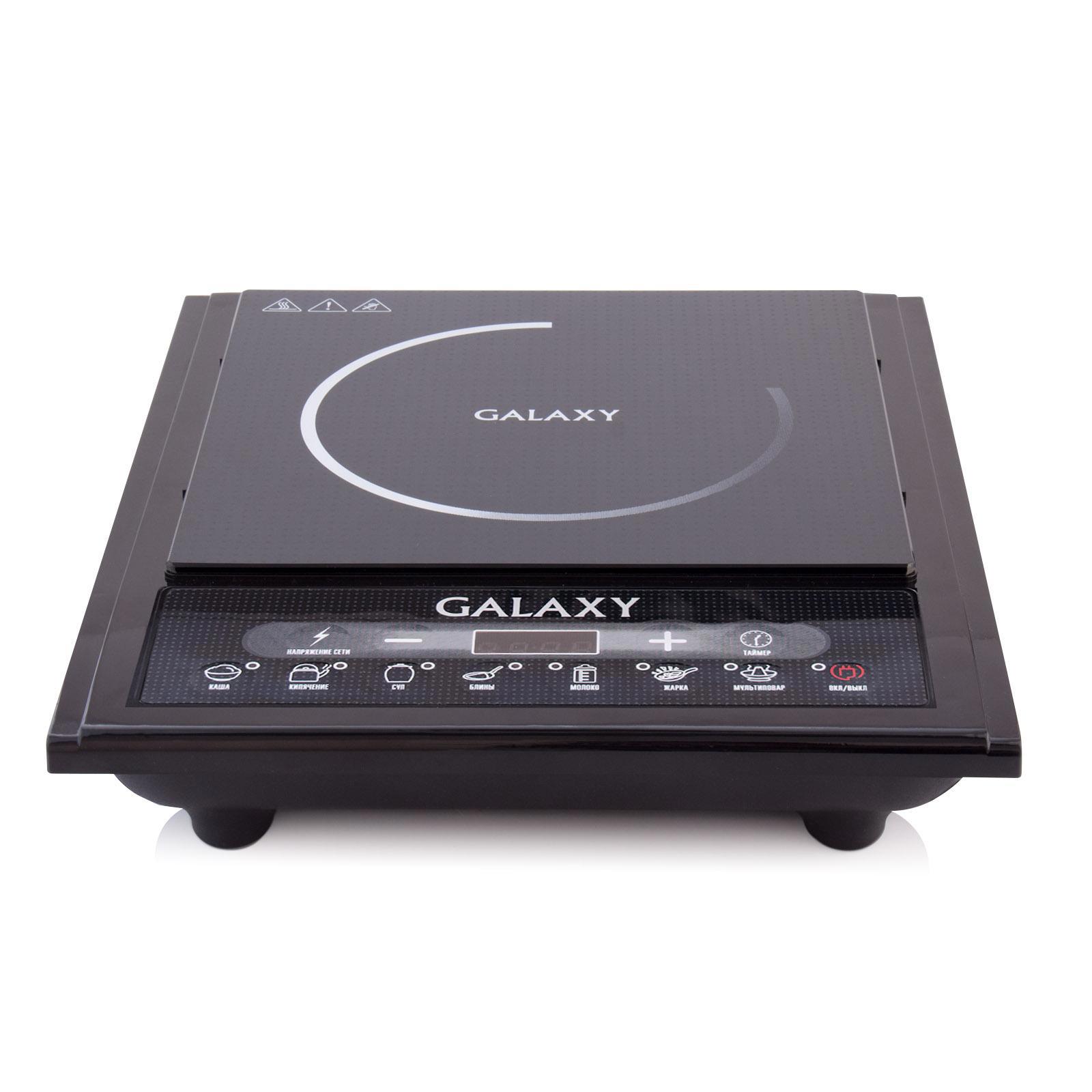 Изображение товара Индукционная настольная плита Galaxy GL3053 1 конфорка черный 39.9 см