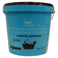 Изображение товара Гидроизоляционная мастика под плиточной облицовки Bergauf Hydro-tec membrane 4 кг