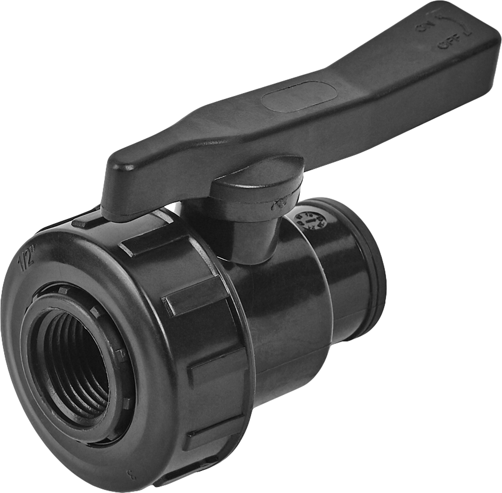 Изображение товара Кран шаровой прямой ТПК-Аква DN20 PN16 1/2" ВР полипропилен ручка флажок