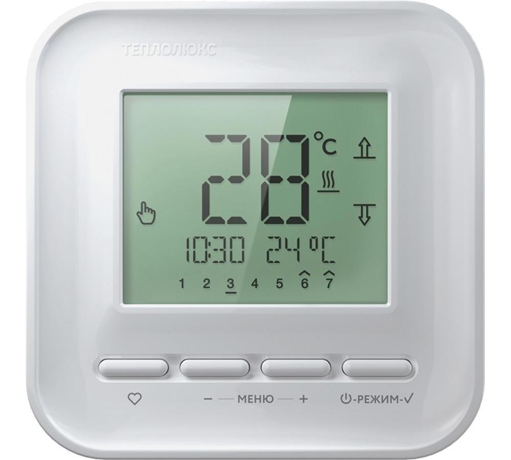 Изображение товара Цифровой терморегулятор Теплолюкс ТР 520 для теплого пола 3500 Вт белый
