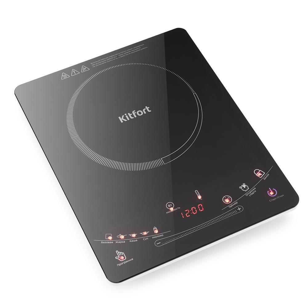 Изображение товара Индукционная настольная плита Kitfort КТ-106 черная