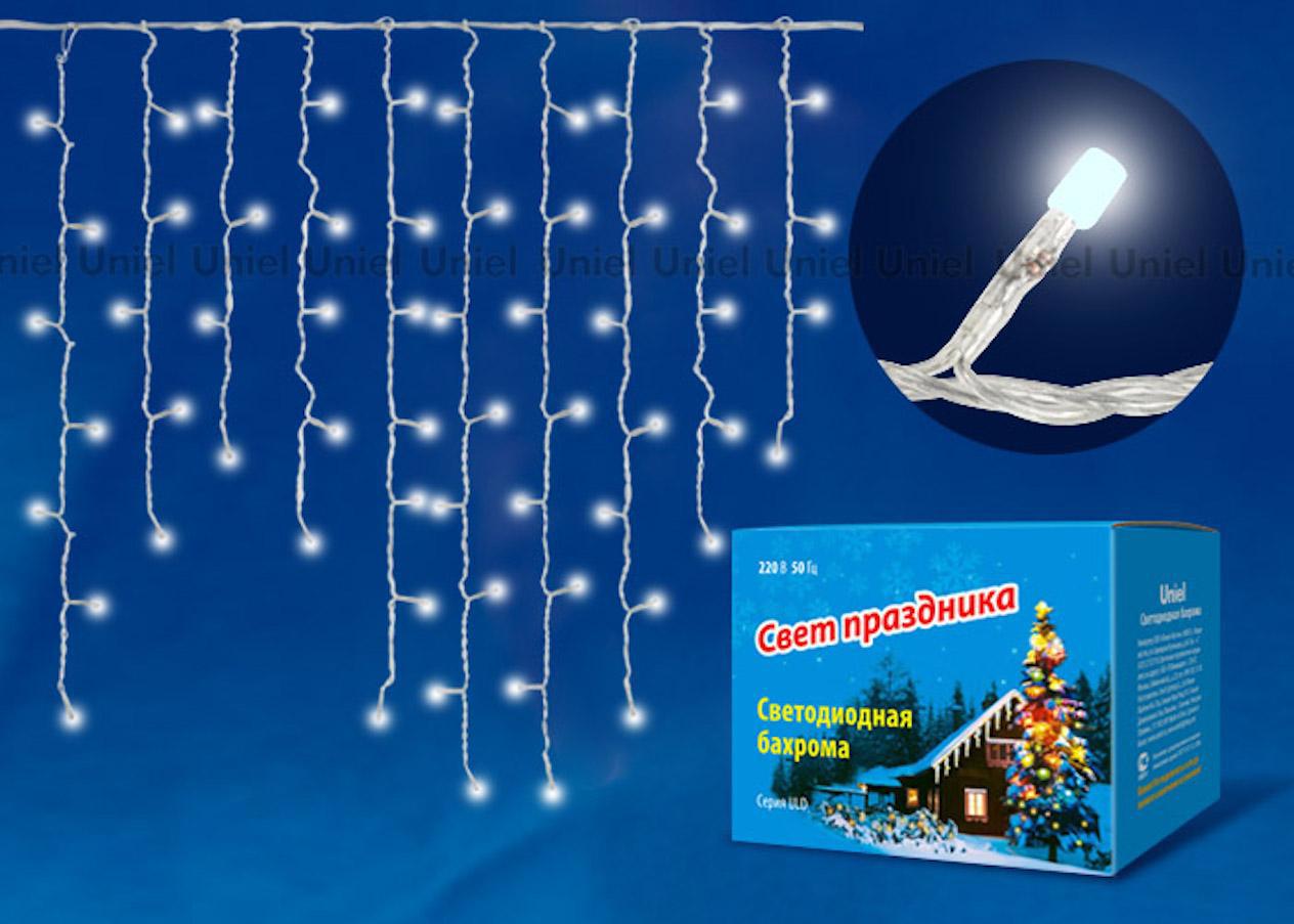 Изображение товара Электрогирлянда Uniel 07950 бахрома 3x3 м 200 ламп холодный белый