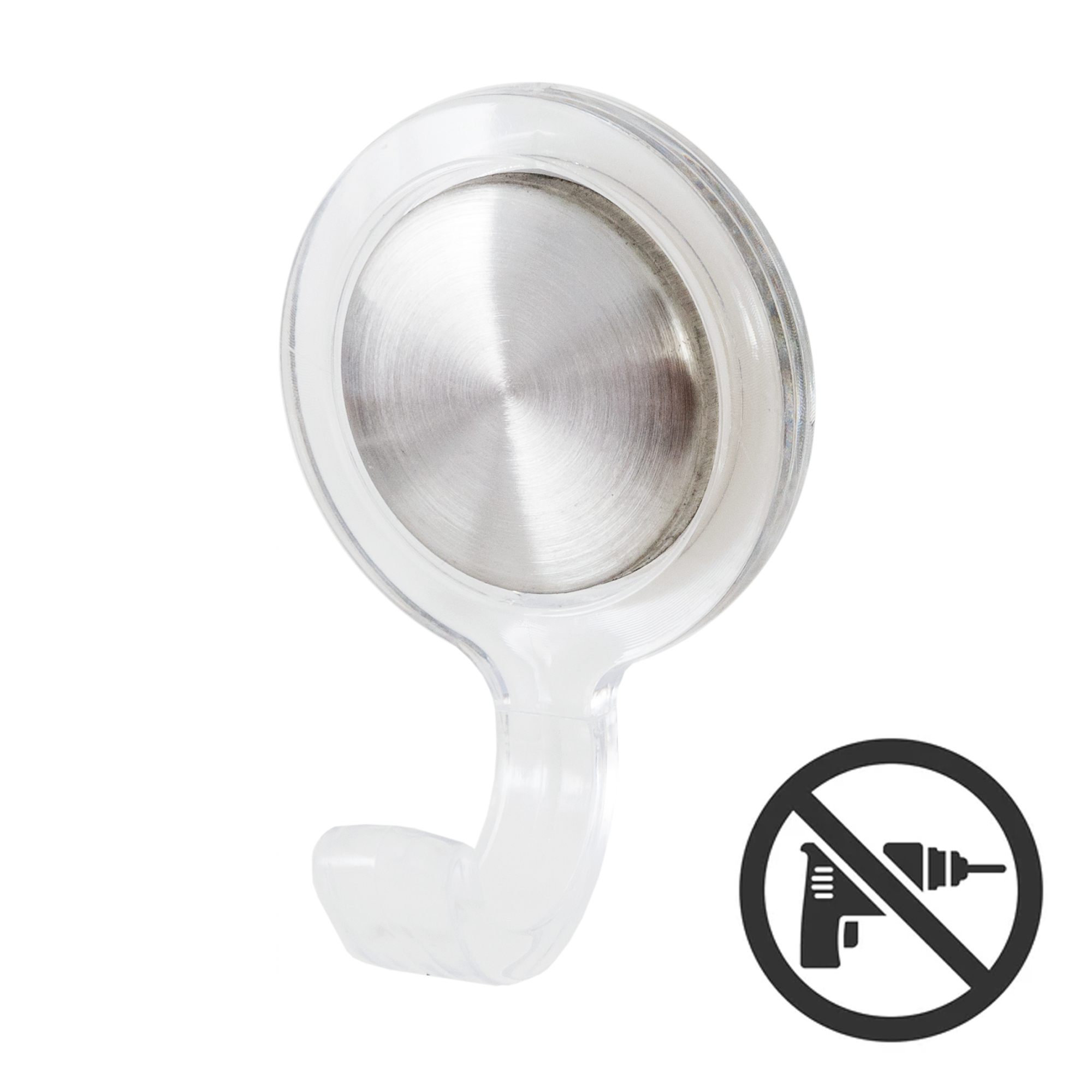 Изображение товара Крючок Grommel Mikon самоклеящийся 2 шт для ванной и кухни