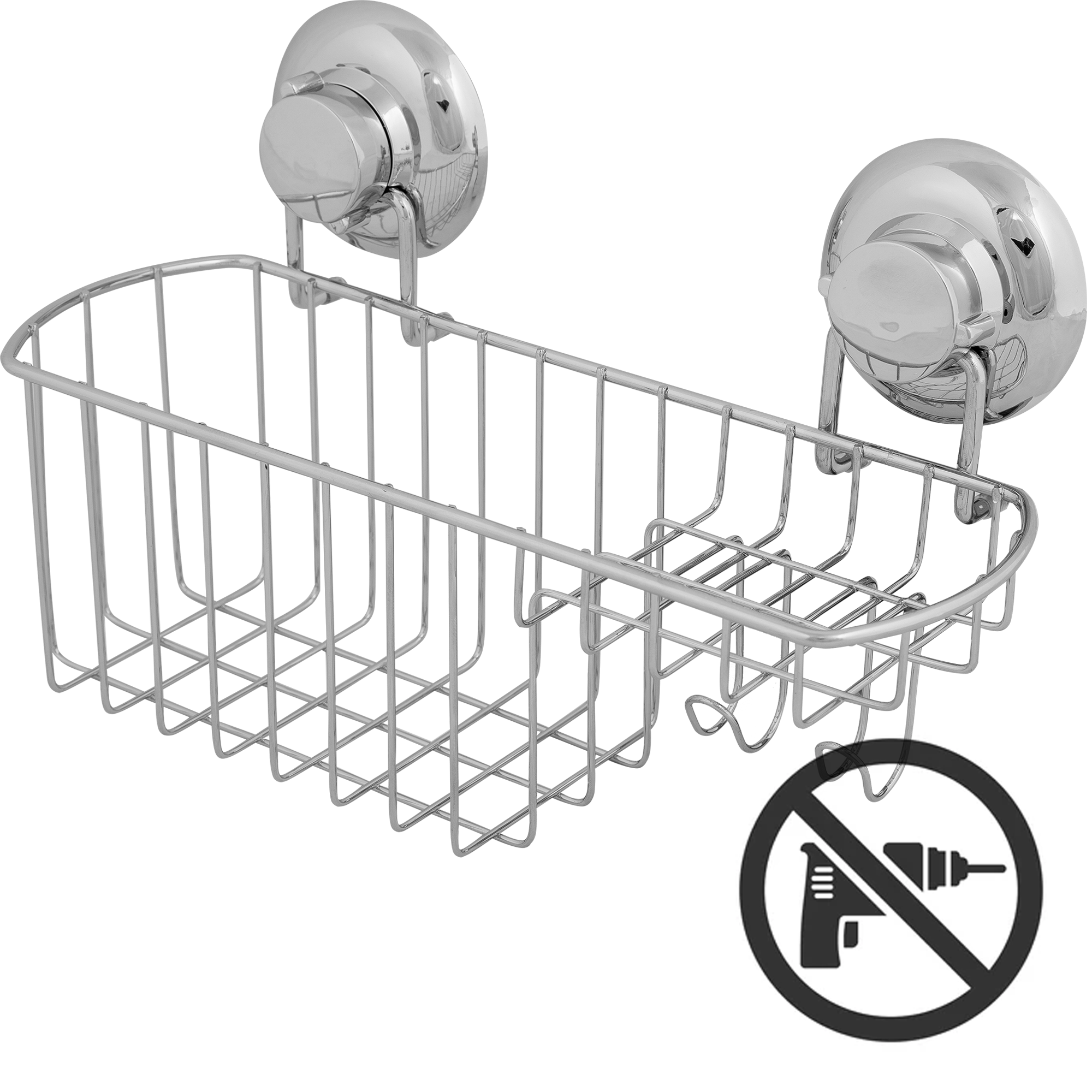 Изображение товара Корзинка подвесная глубокая Fest Expanse на вакуумной присоске