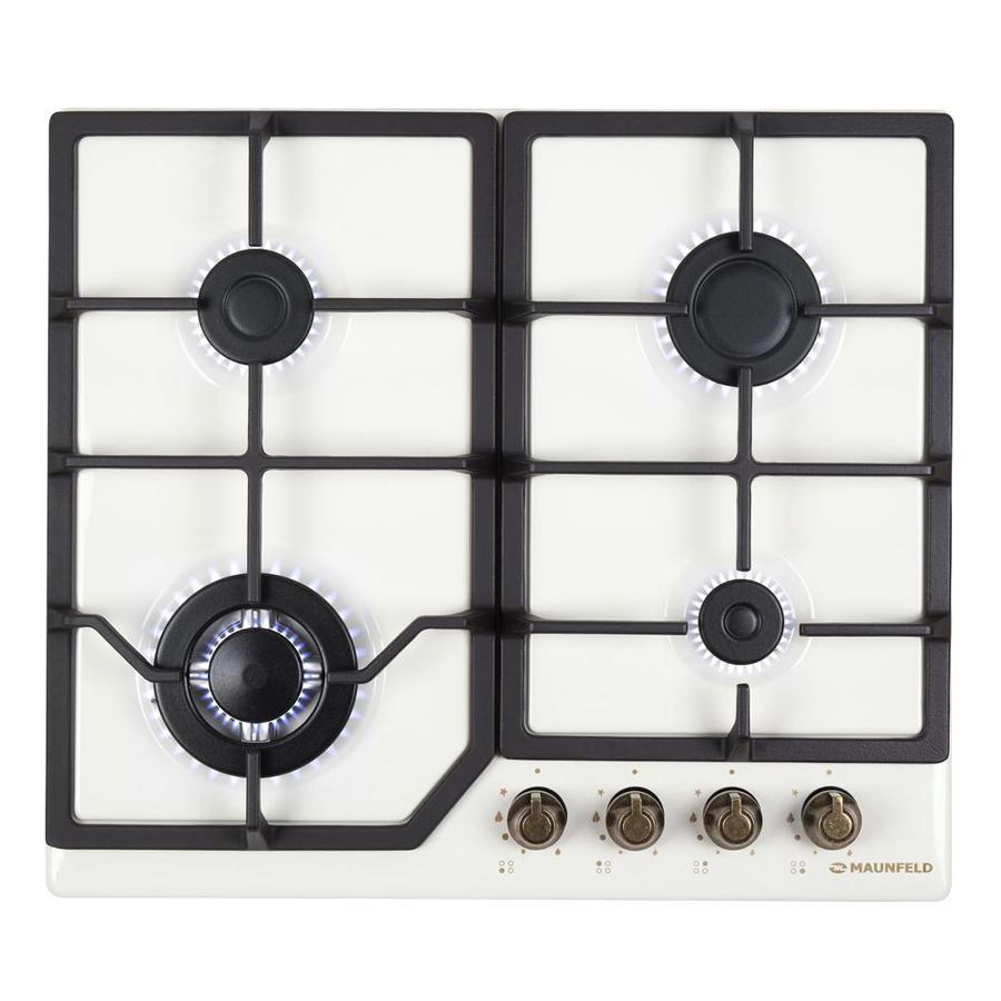 Изображение товара Газовая варочная панель Maunfeld EGHE.64.43CBG.R/G 59 см 4 конфорки цвет бежевый