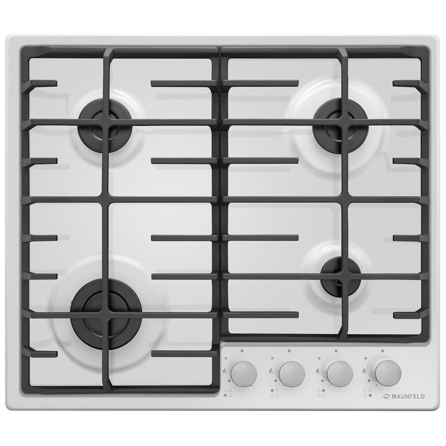Изображение товара Газовая варочная панель Maunfeld EGHE.64.6CW/G 59 см белая