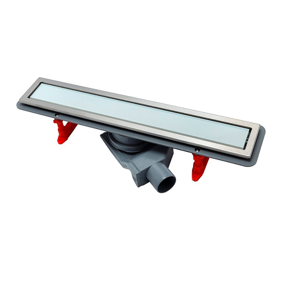 Изображение товара Душевой трап Pestan Confluo Premium Line White Glass 650 200 мм нержавеющая сталь