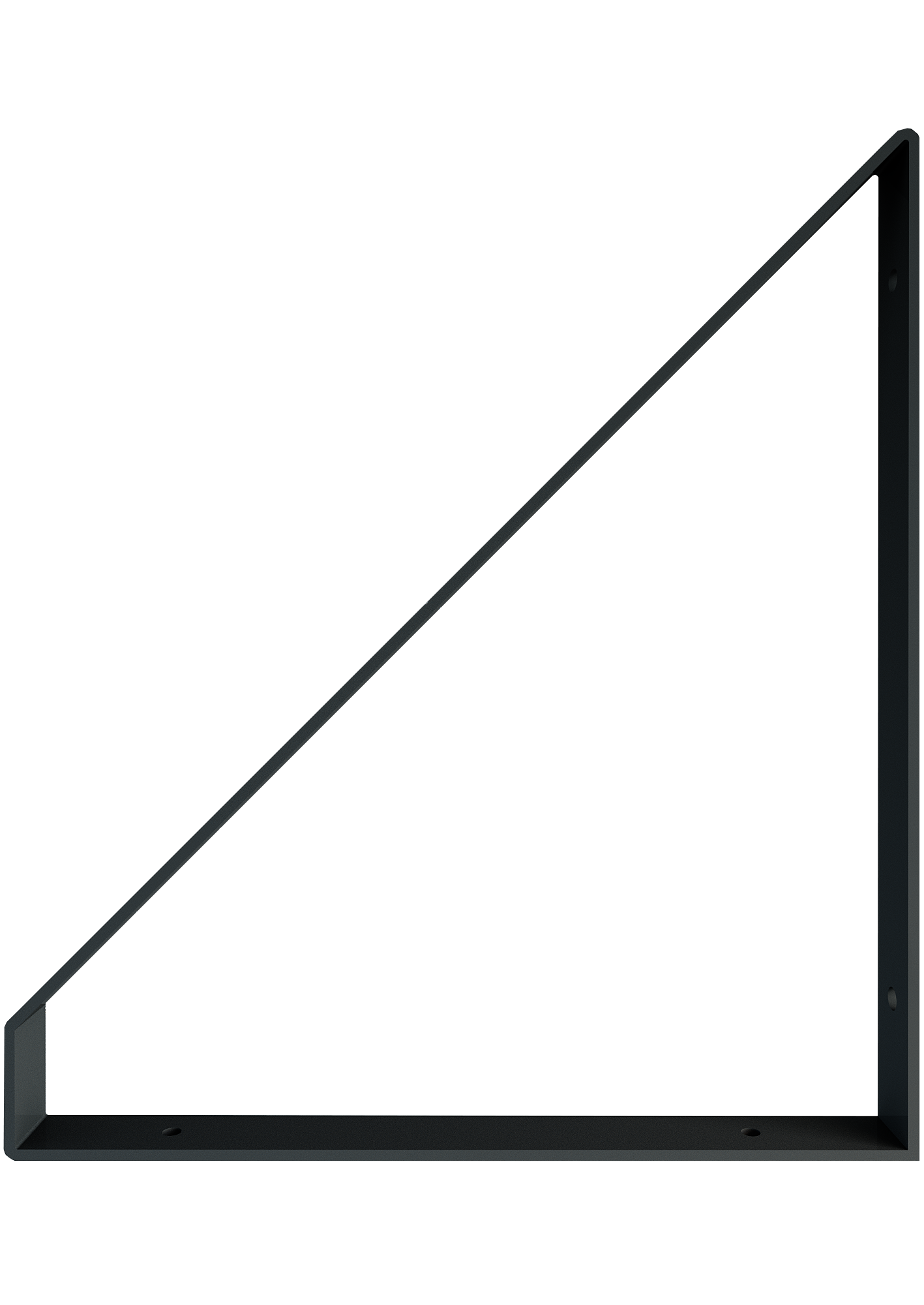 Изображение товара Кронштейн Манхэттен 21x2.1 см черный сталь для полок и хранения