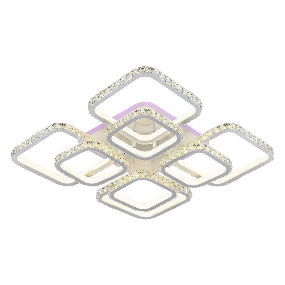 Изображение товара Светодиодная люстра 8010/4+4 WHT Profit Light с RGB управлением для дома и офиса