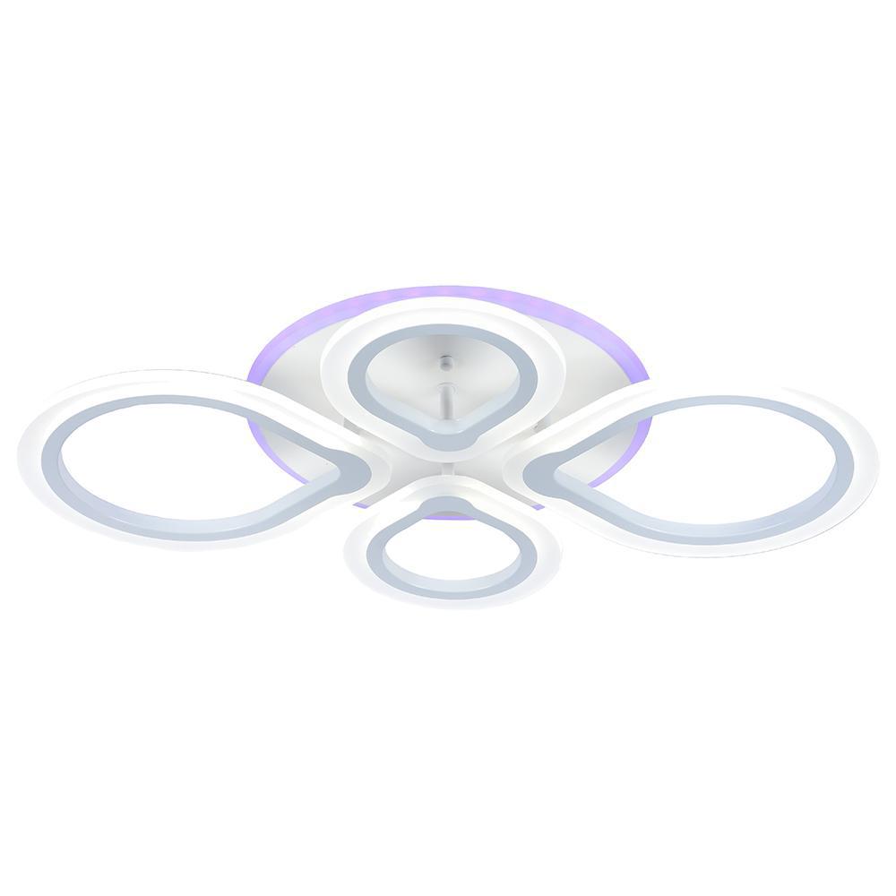 Изображение товара Современная светодиодная люстра Profit Light 8013/2+2 с пультом RGB и диммером