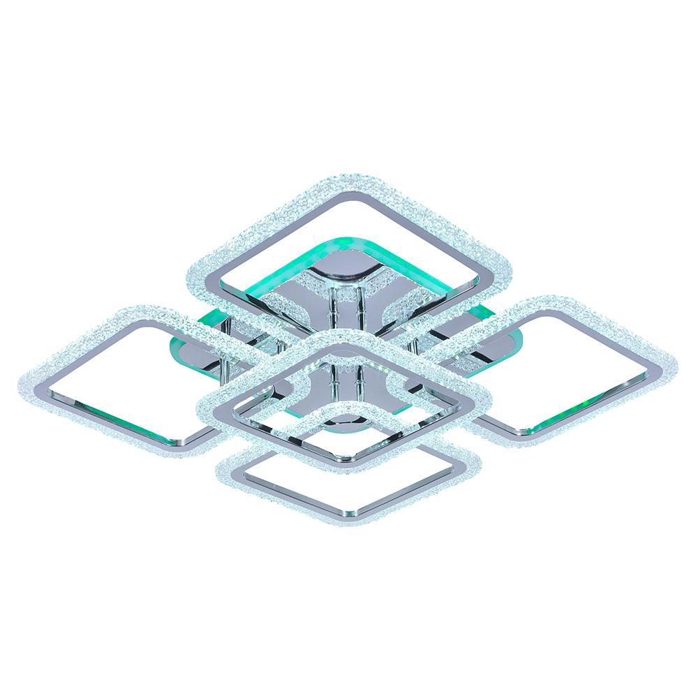 Изображение товара Светодиодная люстра 8015/4+1 CHR Profit Light современный дизайн RGB 152 Вт