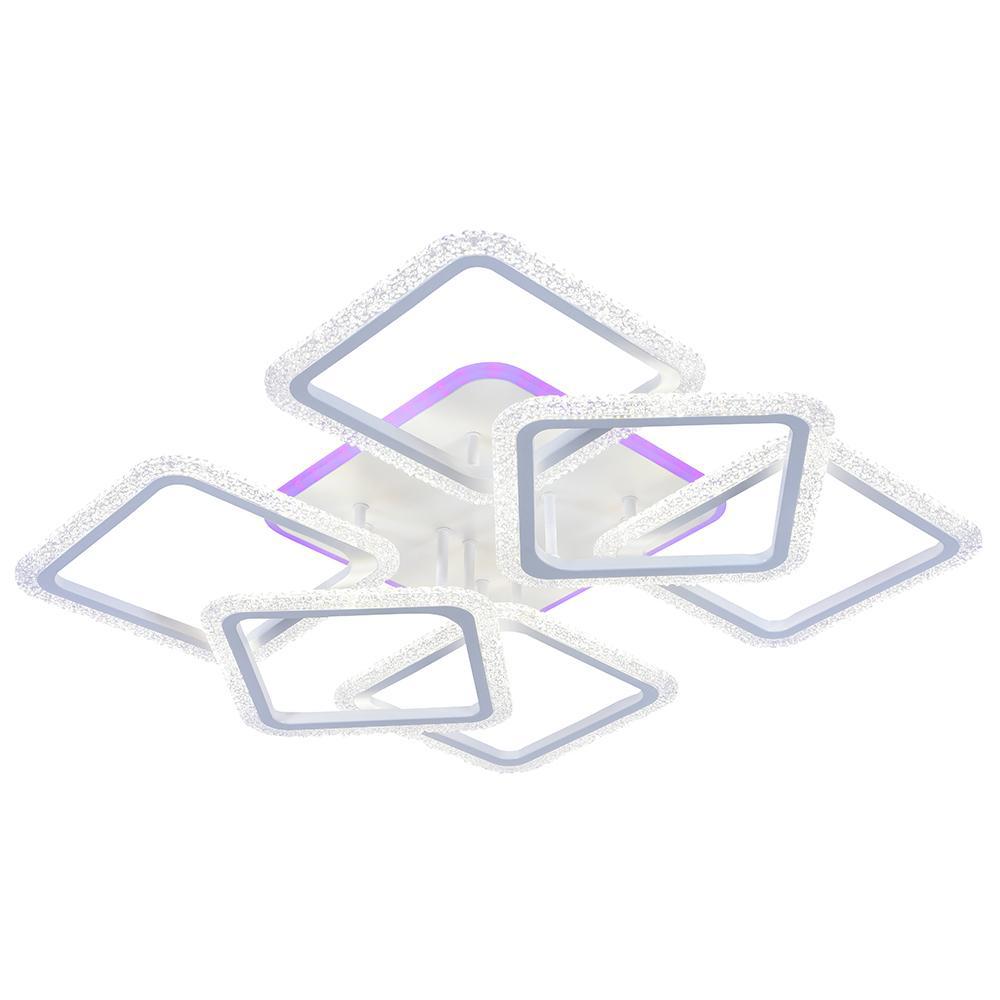 Изображение товара Светодиодная люстра Profit Light 8015/6 WHT с RGB подсветкой и пультом управления